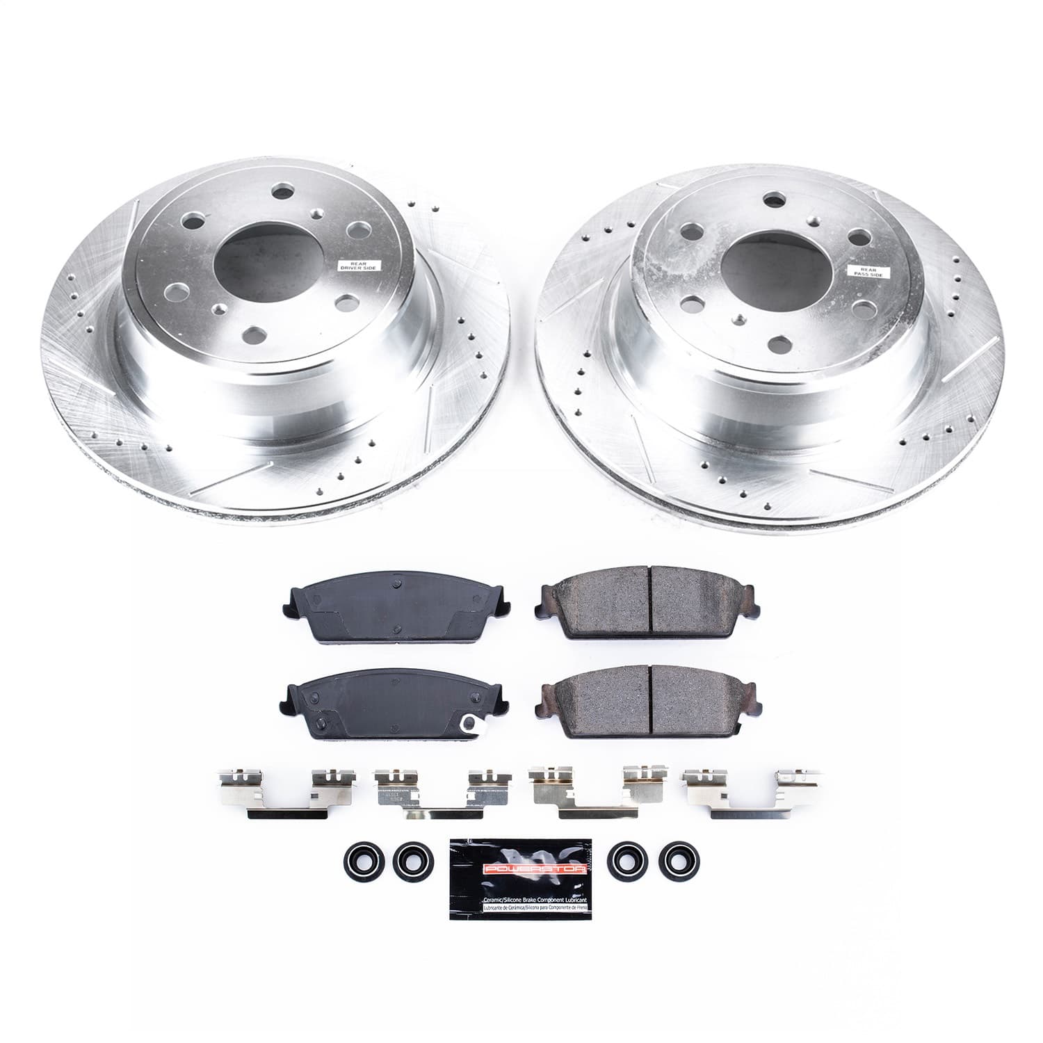 Power Stop - K2083 - Rear - Disc Brake Pad and Rotor Kit image 1