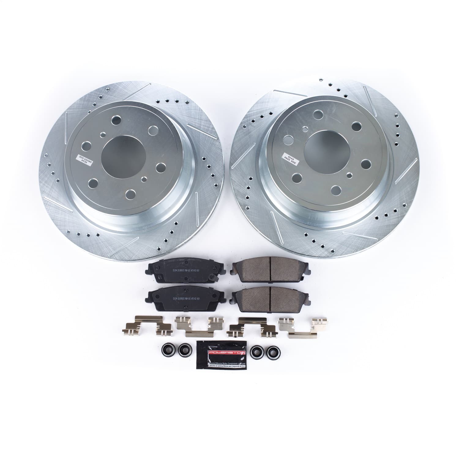 Power Stop - K2083 - Rear - Disc Brake Pad and Rotor Kit image 2