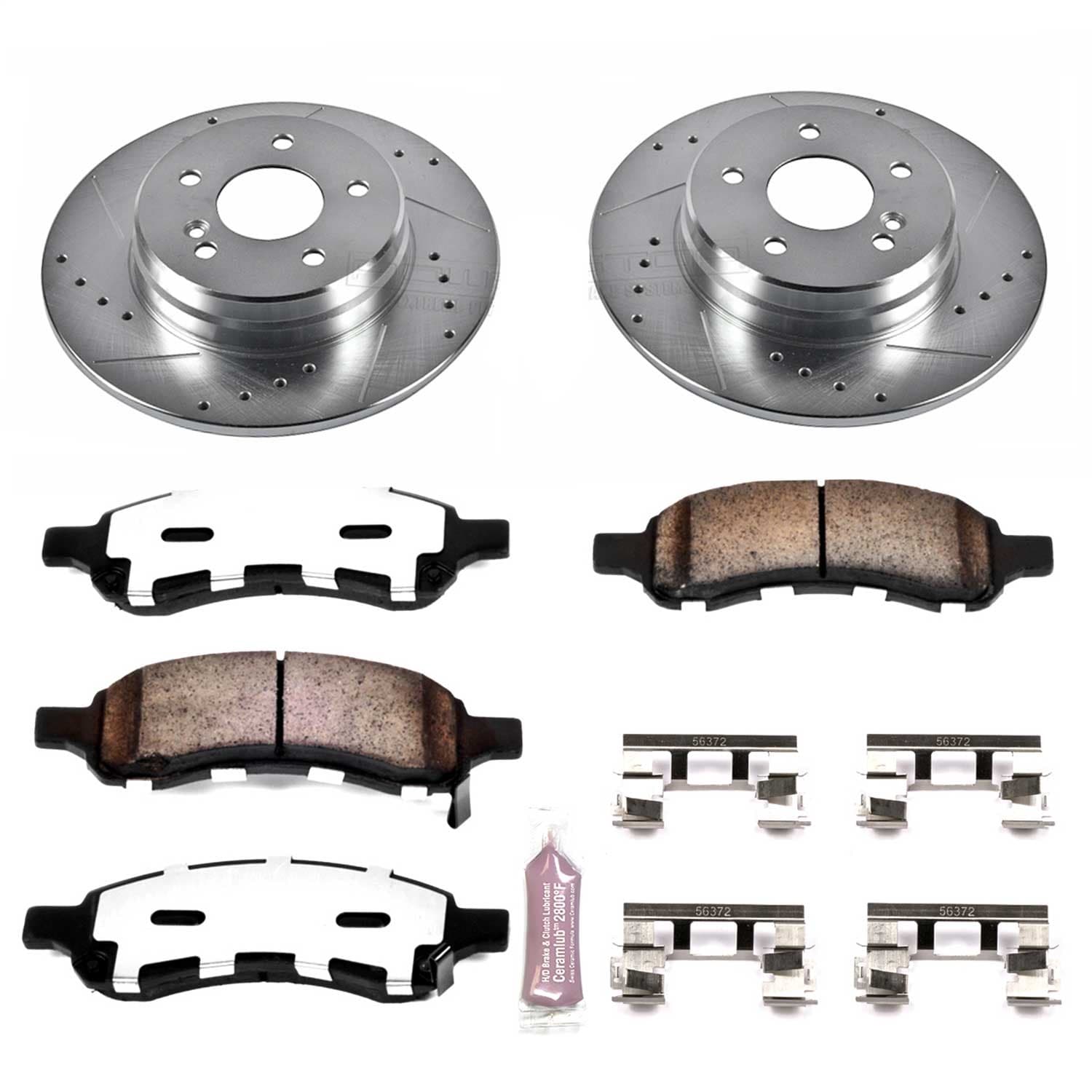 Power Stop - K2084-36 - Front - Disc Brake Pad and Rotor Kit image 1