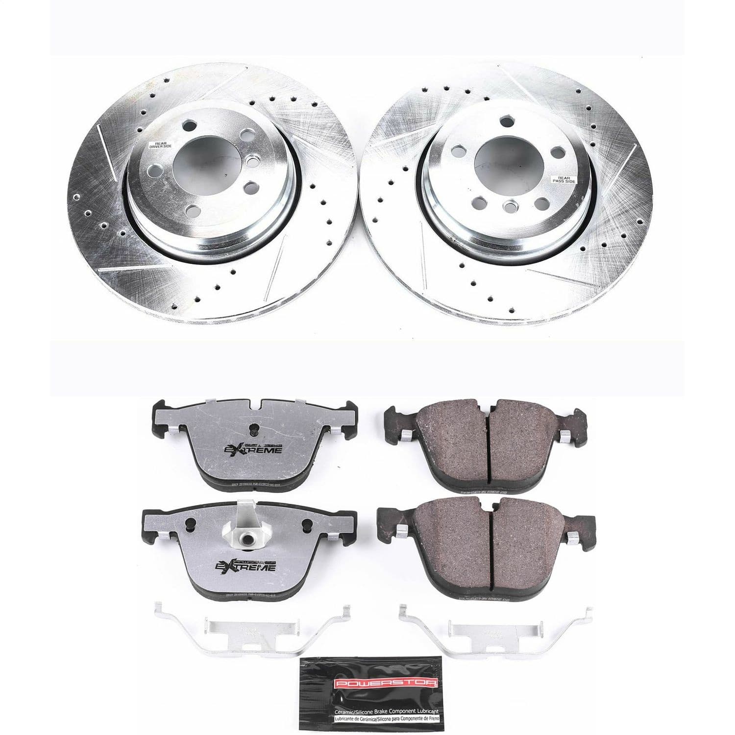 Power Stop - K2086-26 - Rear - Disc Brake Pad and Rotor Kit image 1