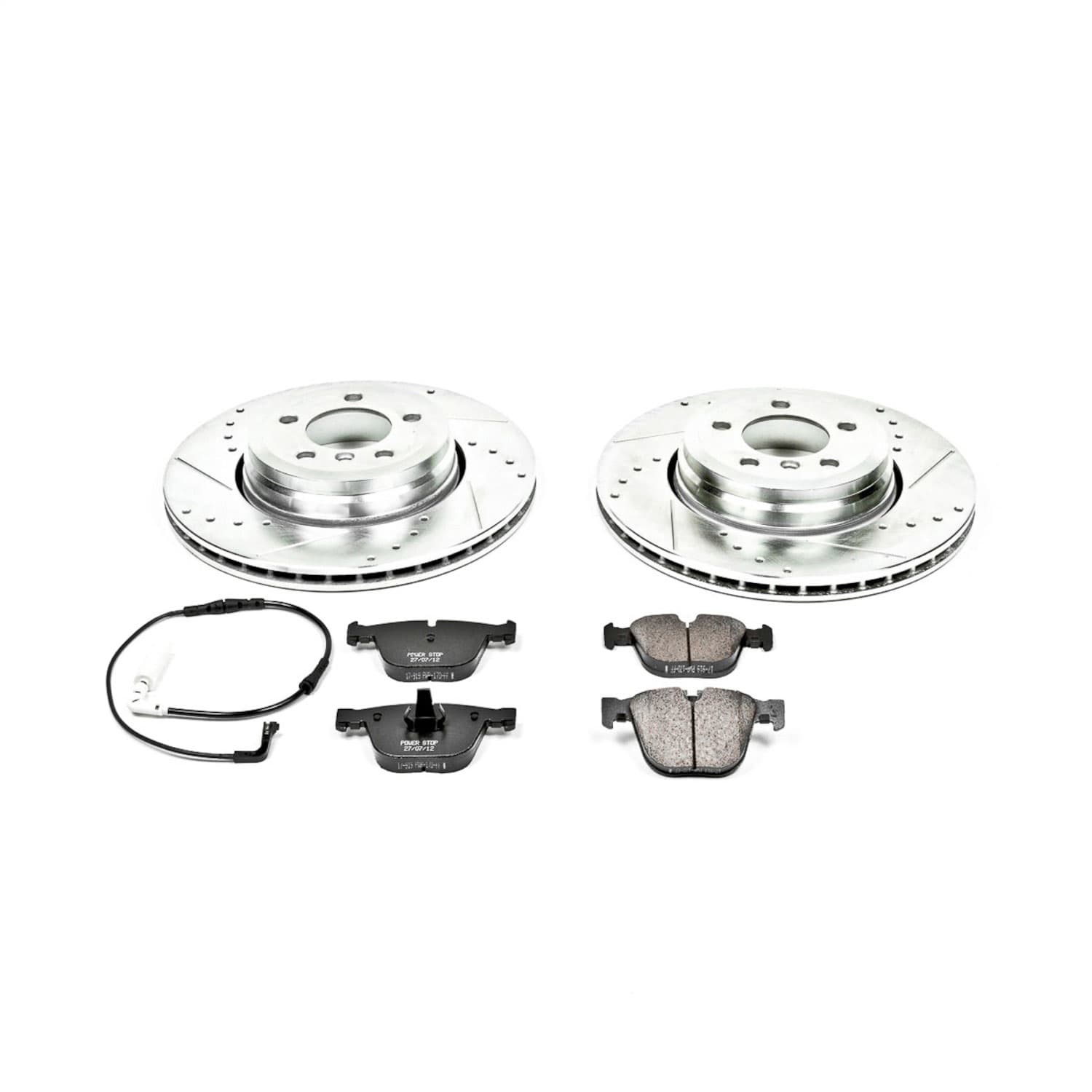 Power Stop - K2086 - Rear - Disc Brake Pad and Rotor Kit image 1