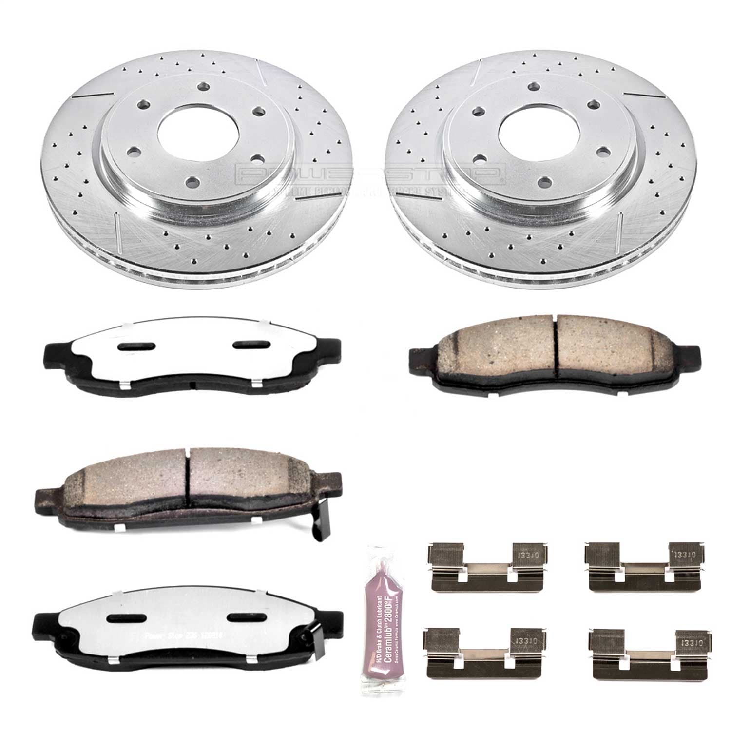 Power Stop - K211-36 - Front - Disc Brake Pad and Rotor Kit image 1