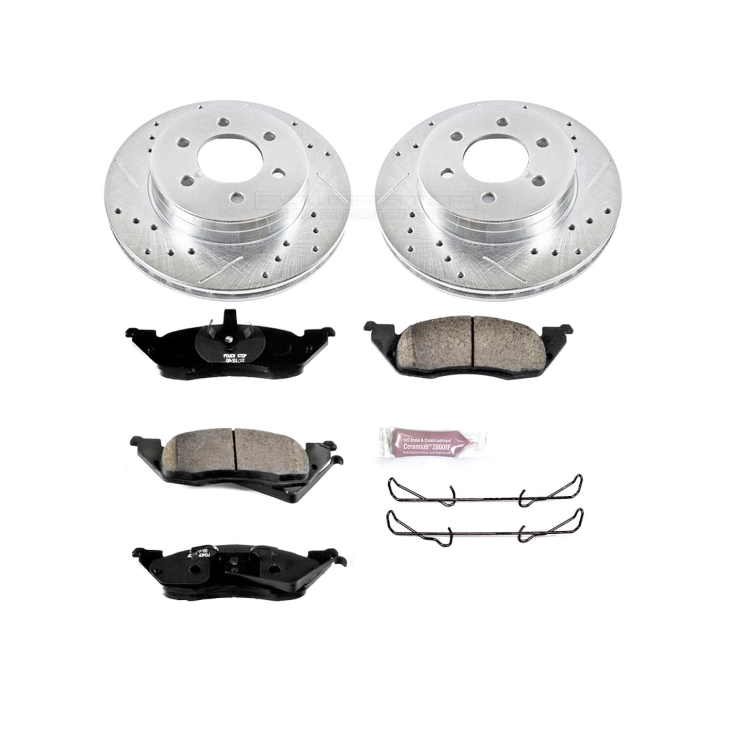 Power Stop - K2137 - Front - Disc Brake Pad and Rotor Kit image 1