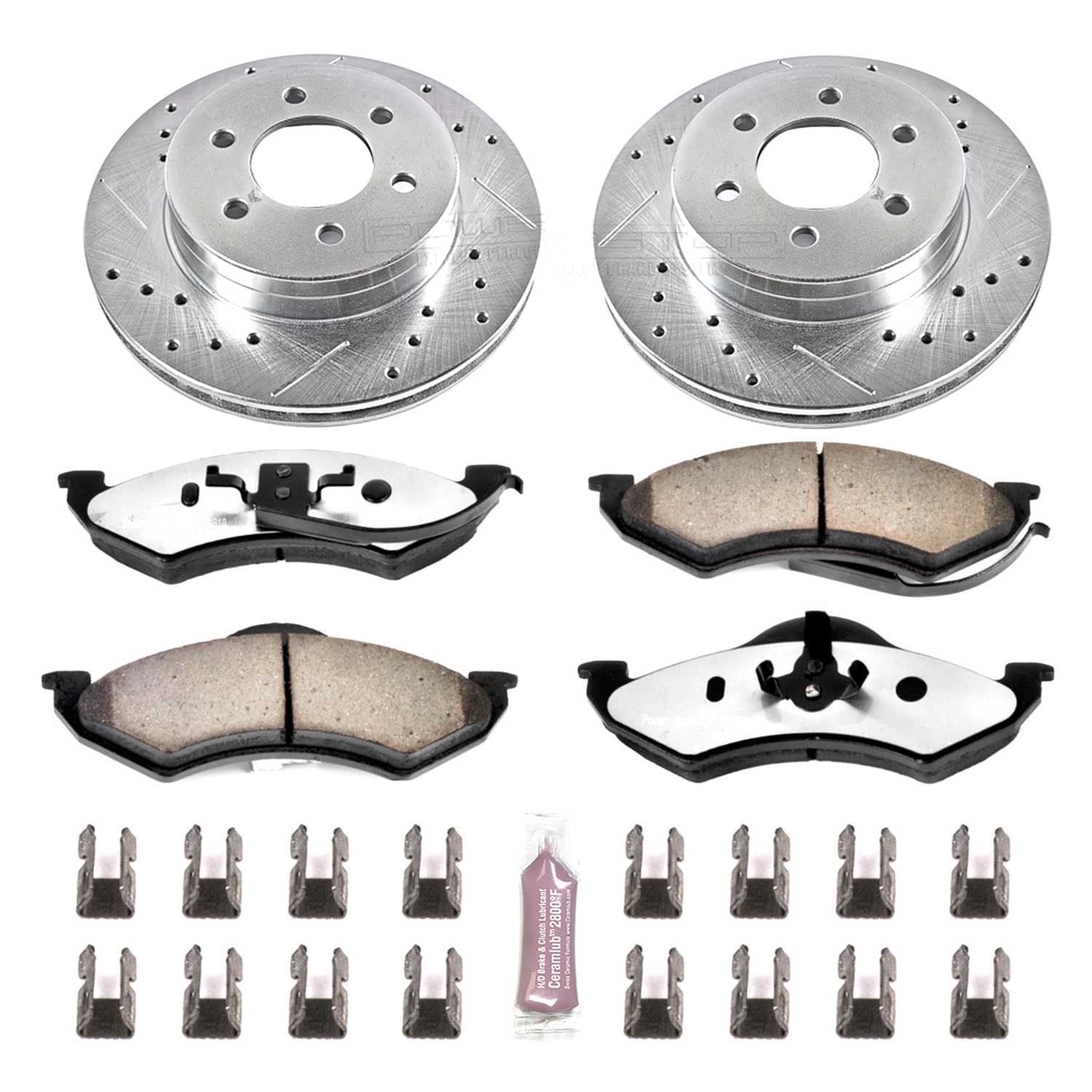 Power Stop - K2138-36 - Front - Disc Brake Pad and Rotor Kit image 1