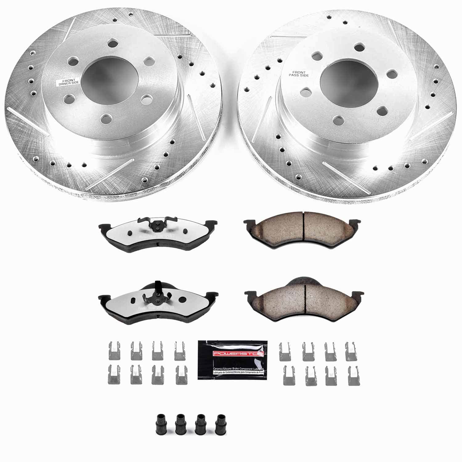 Power Stop - K2139-36 - Front - Disc Brake Pad and Rotor Kit image 1