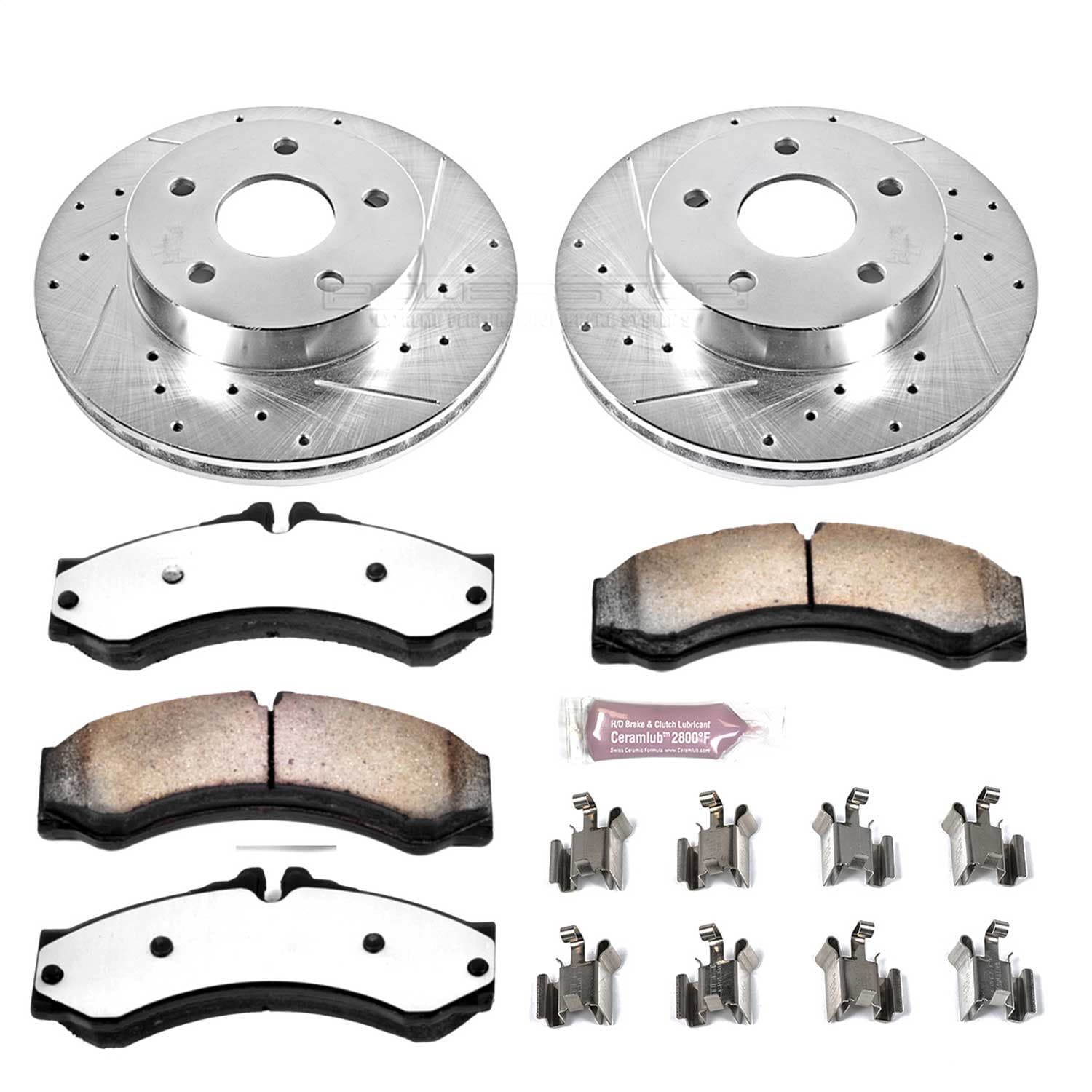 Power Stop - K2149-36 - Front - Disc Brake Pad and Rotor Kit image 1