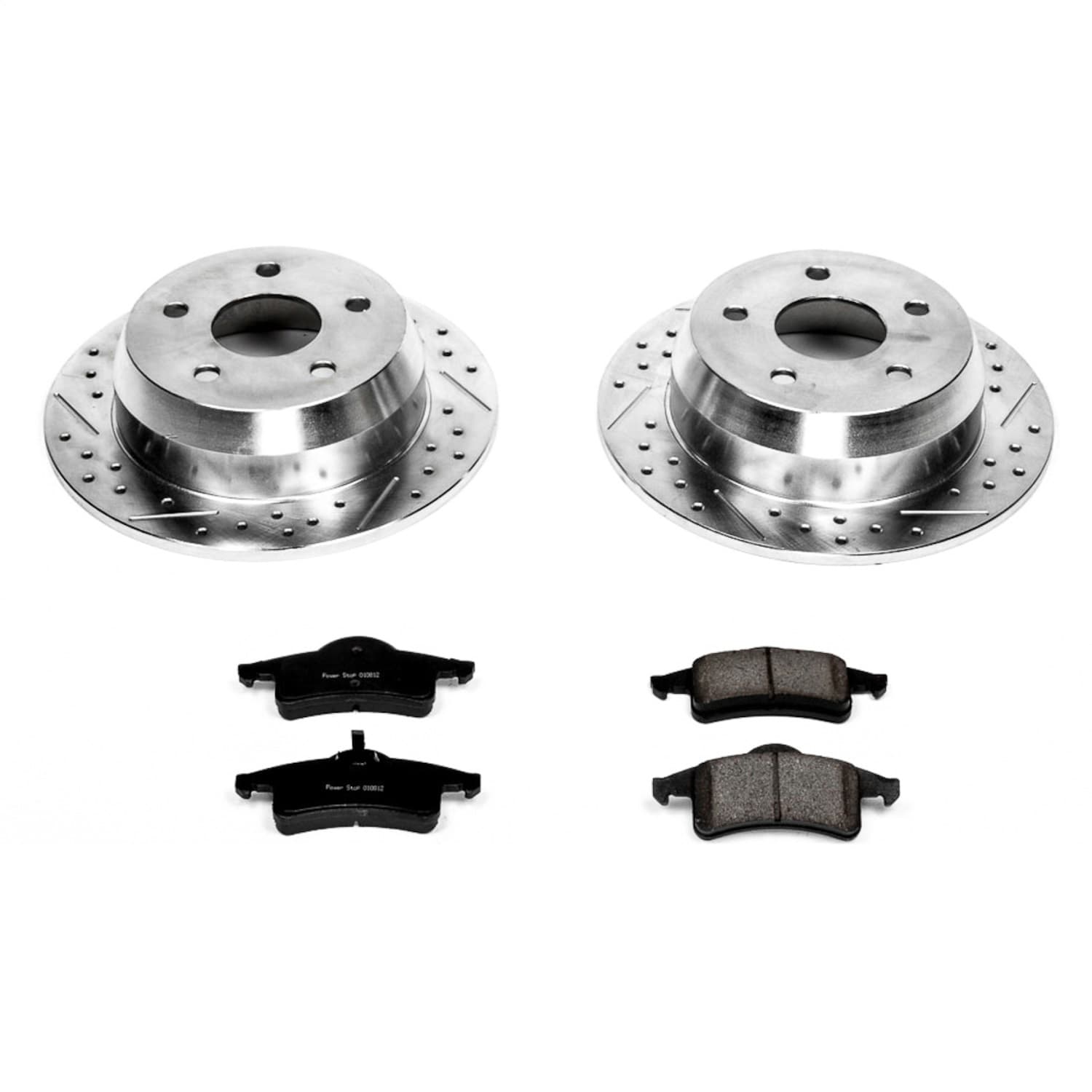Power Stop - K2151 - Rear - Disc Brake Pad and Rotor Kit image 1