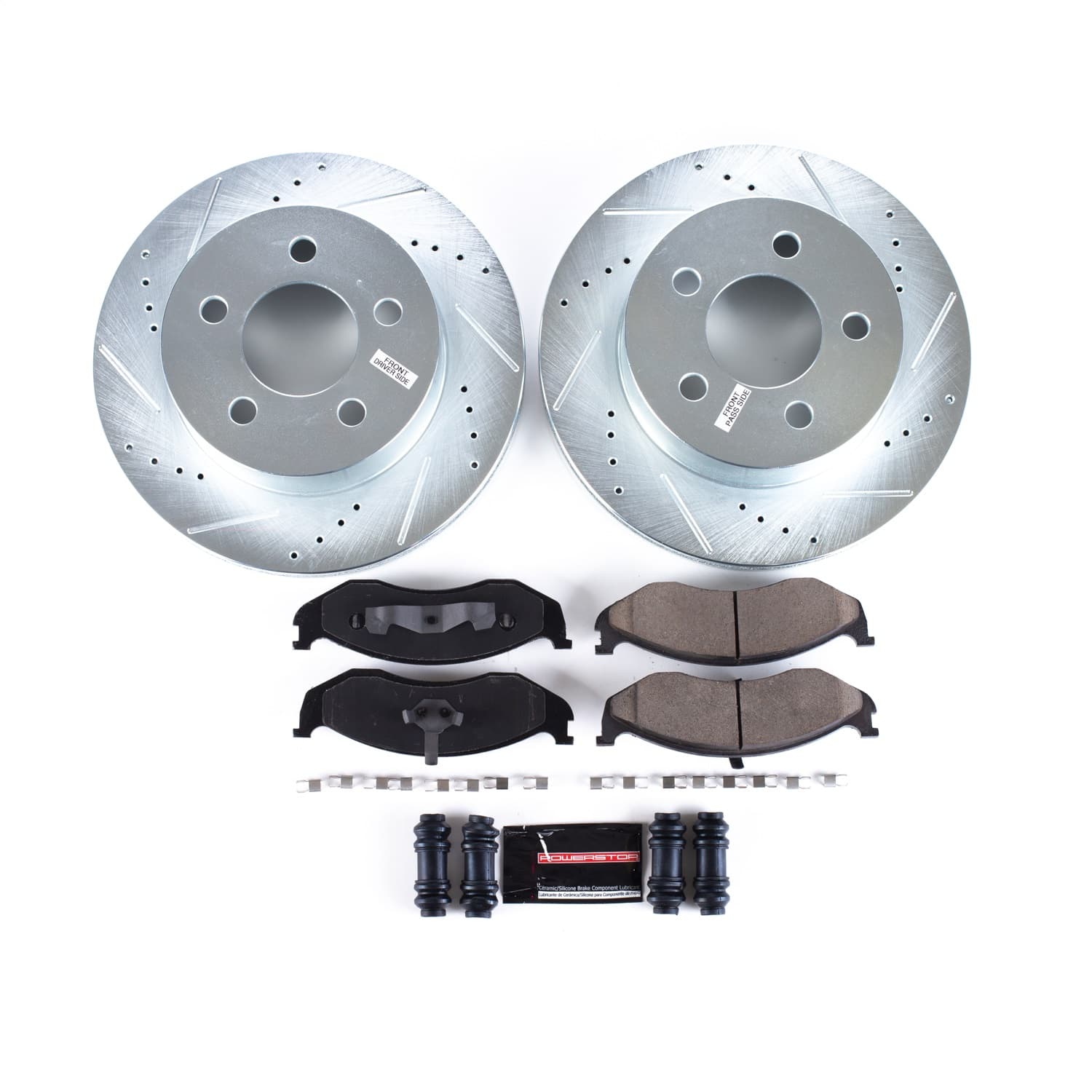 Power Stop - K2152 - Front - Disc Brake Pad and Rotor Kit image 2