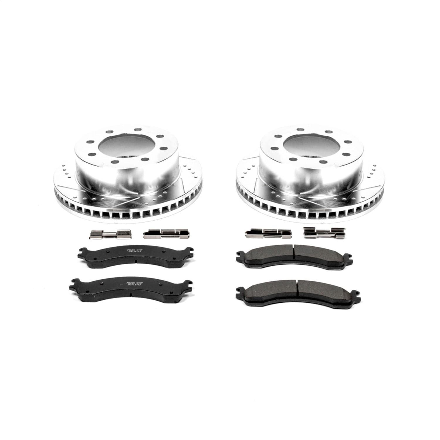 Power Stop - K2156 - Front - Disc Brake Pad and Rotor Kit image 1