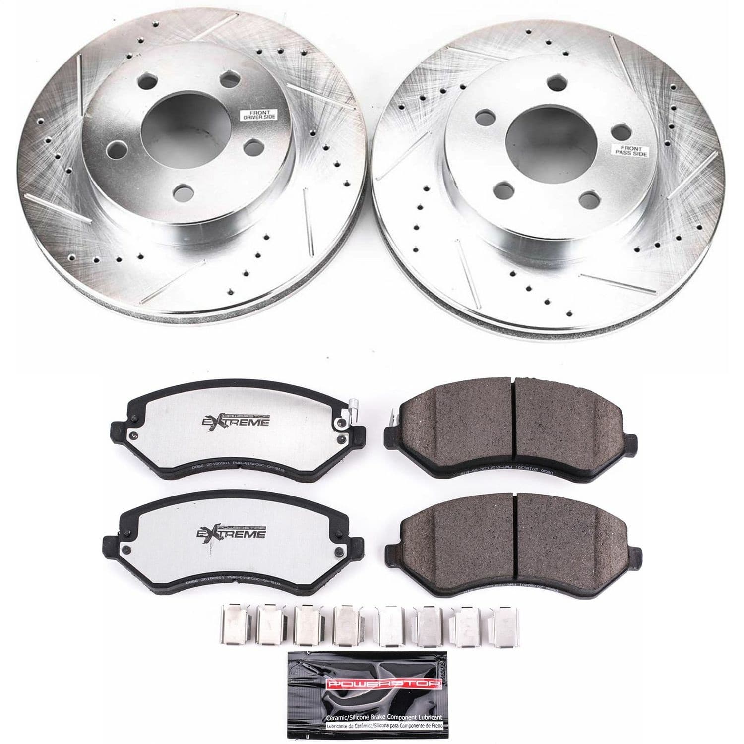 Power Stop - K2160-36 - Front - Disc Brake Pad and Rotor Kit image 1
