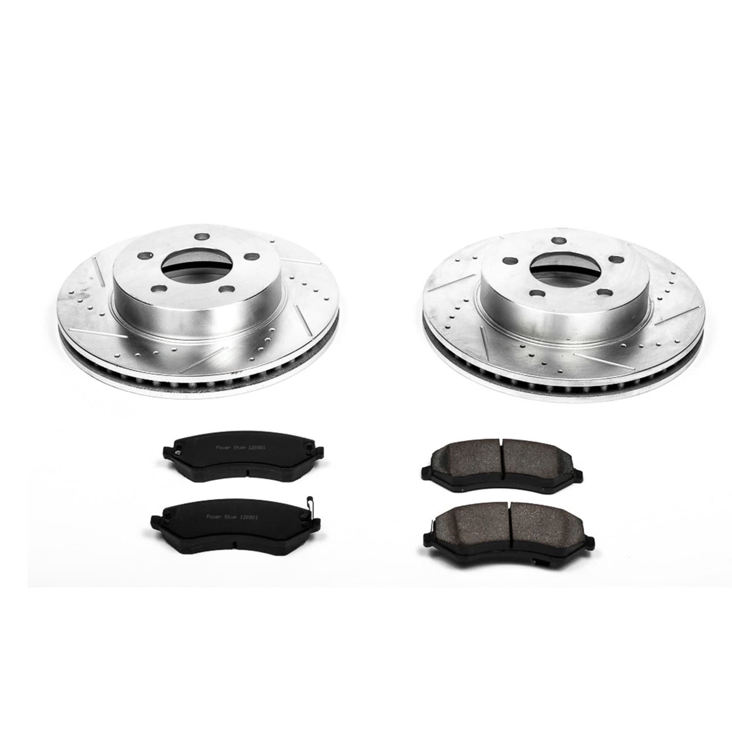 Power Stop - K2160 - Front - Disc Brake Pad and Rotor Kit image 1