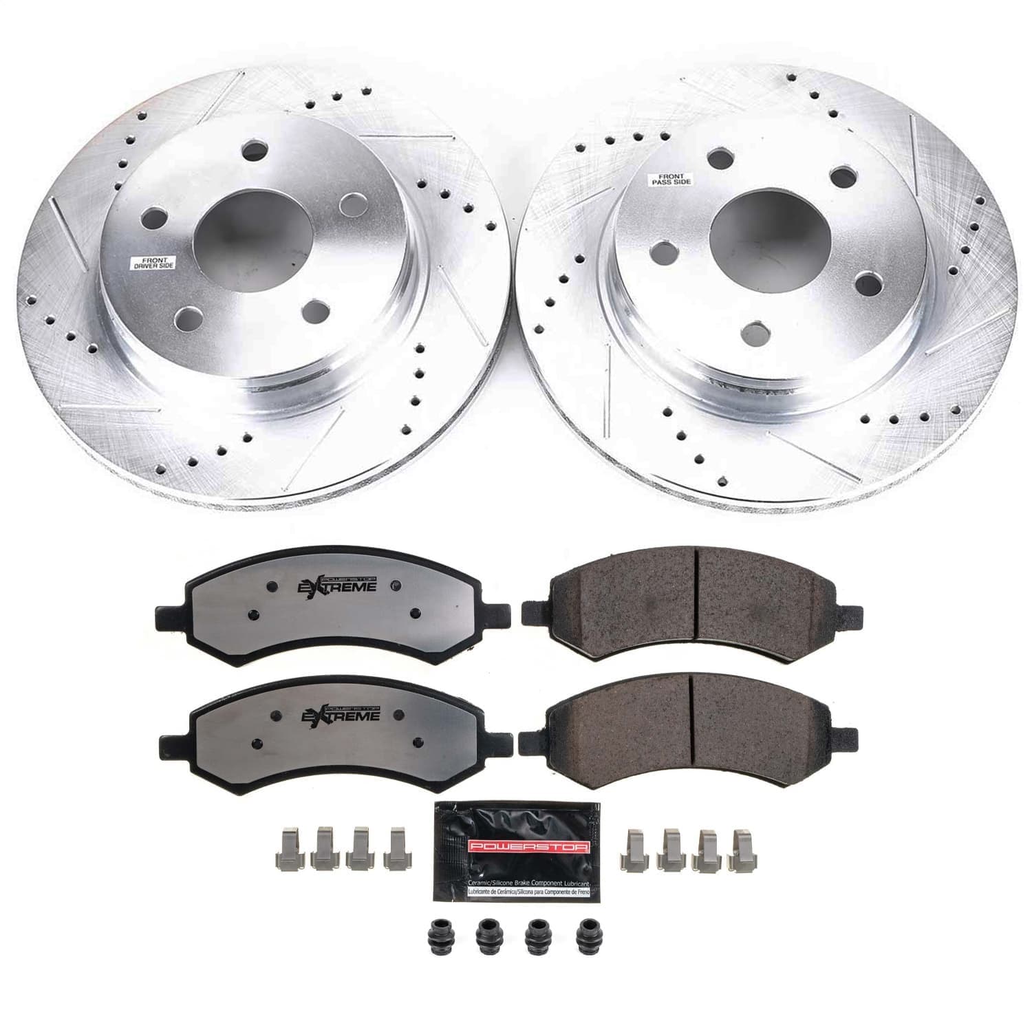 Power Stop - K2163-36 - Front - Disc Brake Pad and Rotor Kit image 1