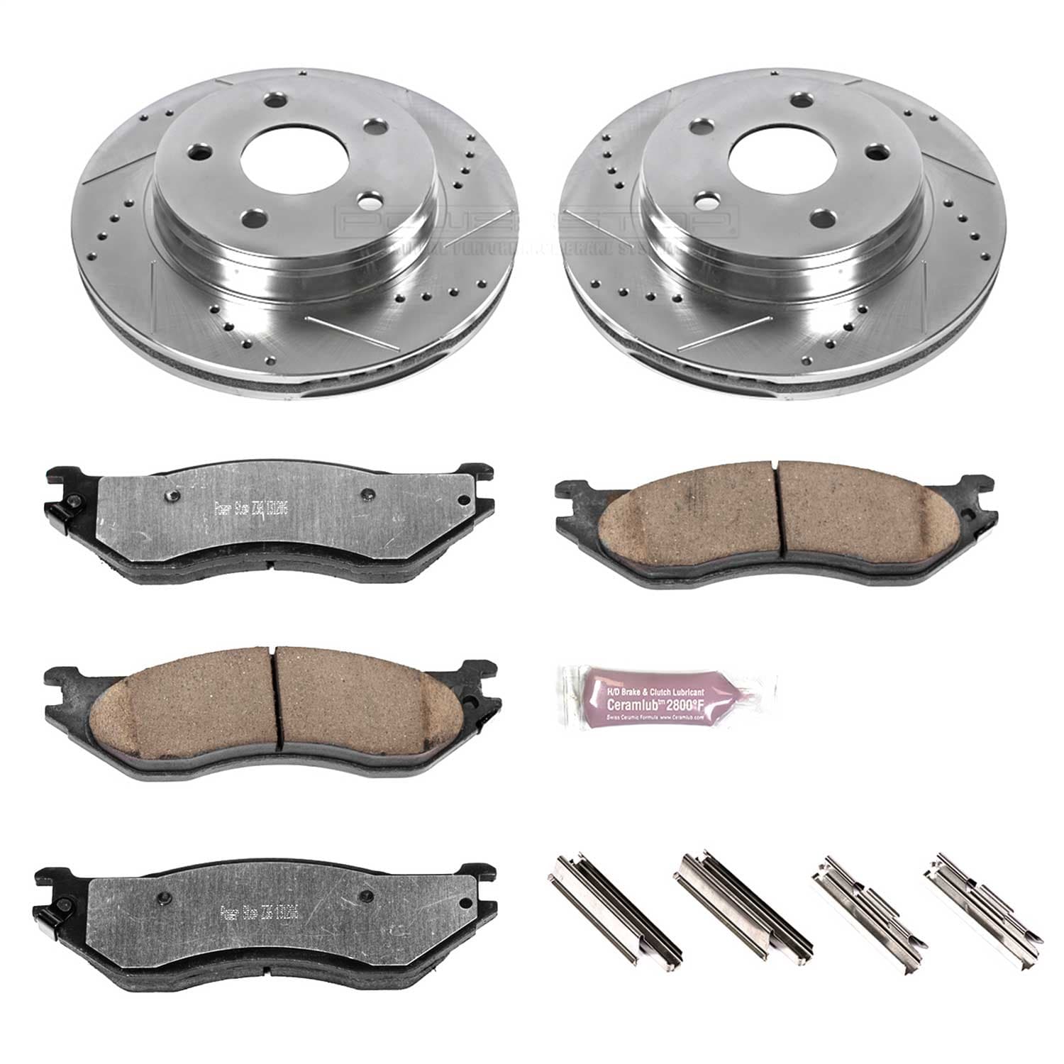 Power Stop - K2165-36 - Front - Disc Brake Pad and Rotor Kit image 1