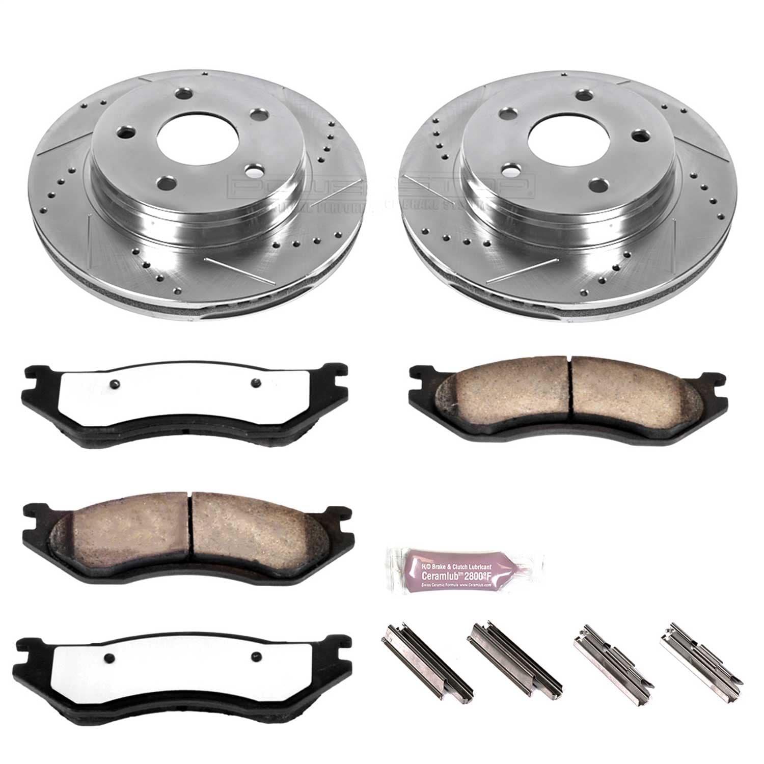 Power Stop - K2167-36 - Front - Disc Brake Pad and Rotor Kit image 1