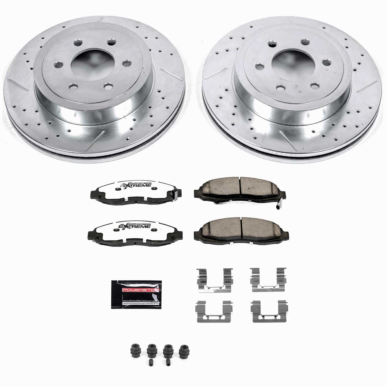 Power Stop - K2187-36 - Front - Disc Brake Pad and Rotor Kit image 1