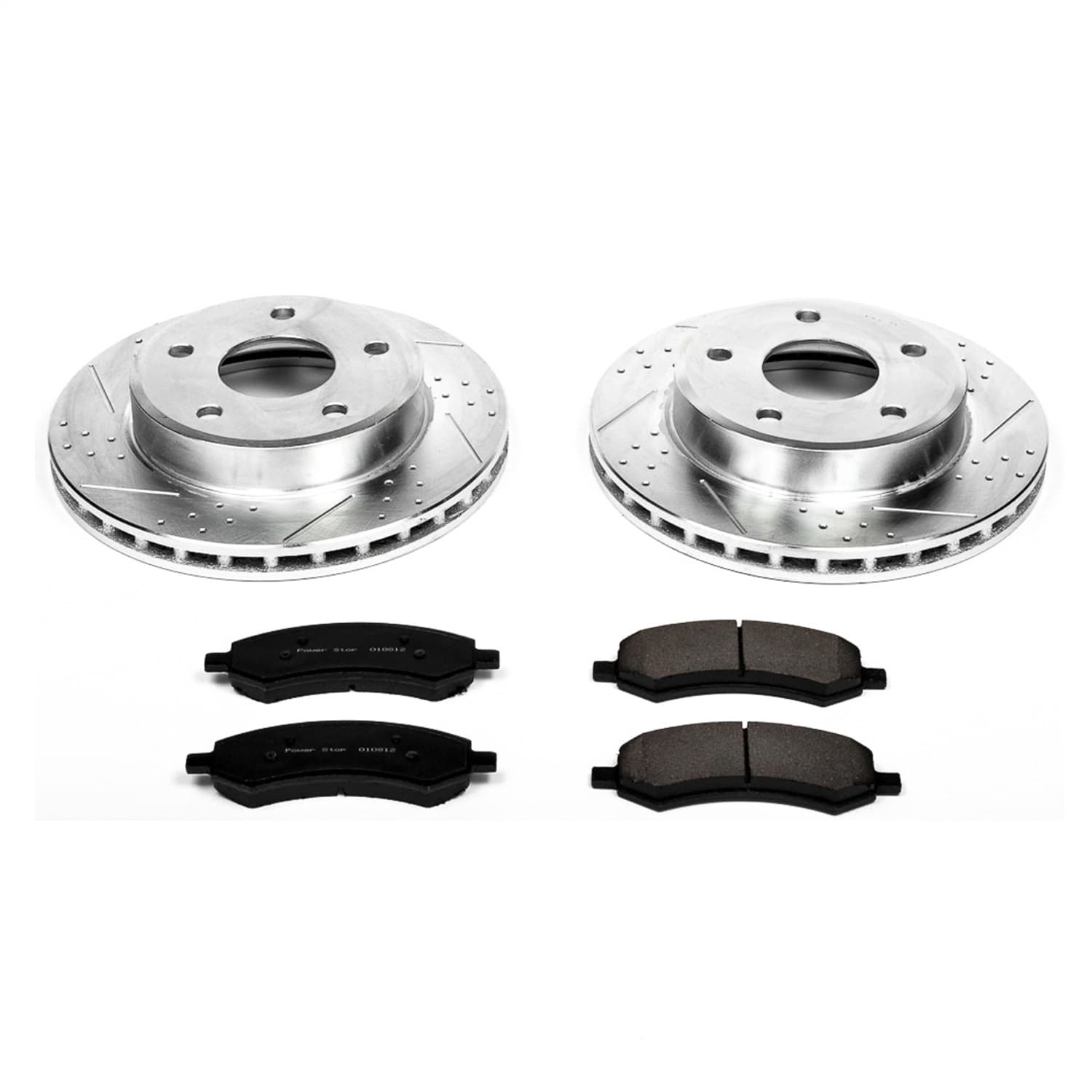 Power Stop - K2193 - Front - Disc Brake Pad and Rotor Kit image 1