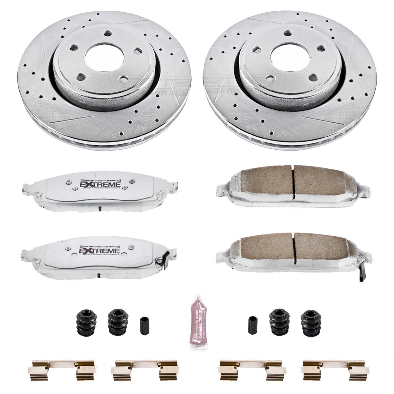 Power Stop - K2219-26 - Front - Disc Brake Pad and Rotor Kit image 1