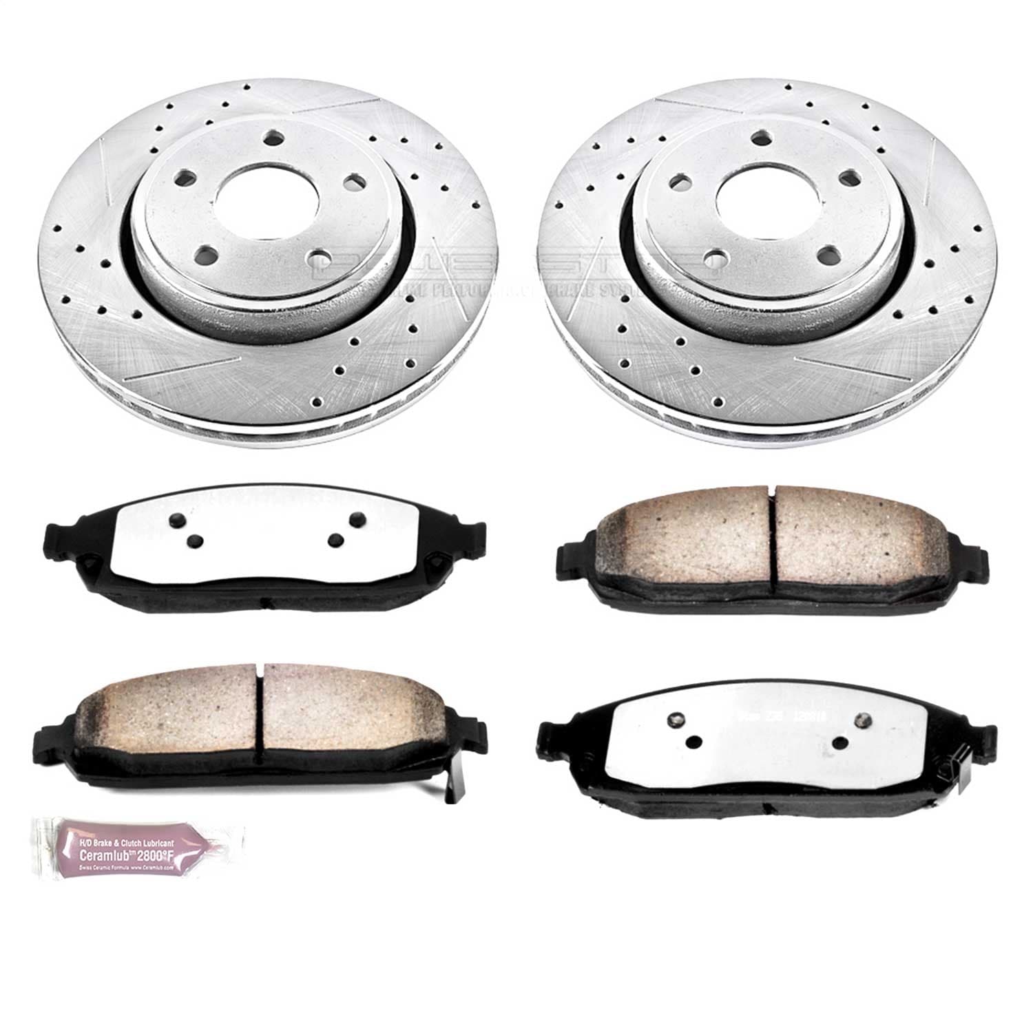 Power Stop - K2219-36 - Front - Disc Brake Pad and Rotor Kit image 1