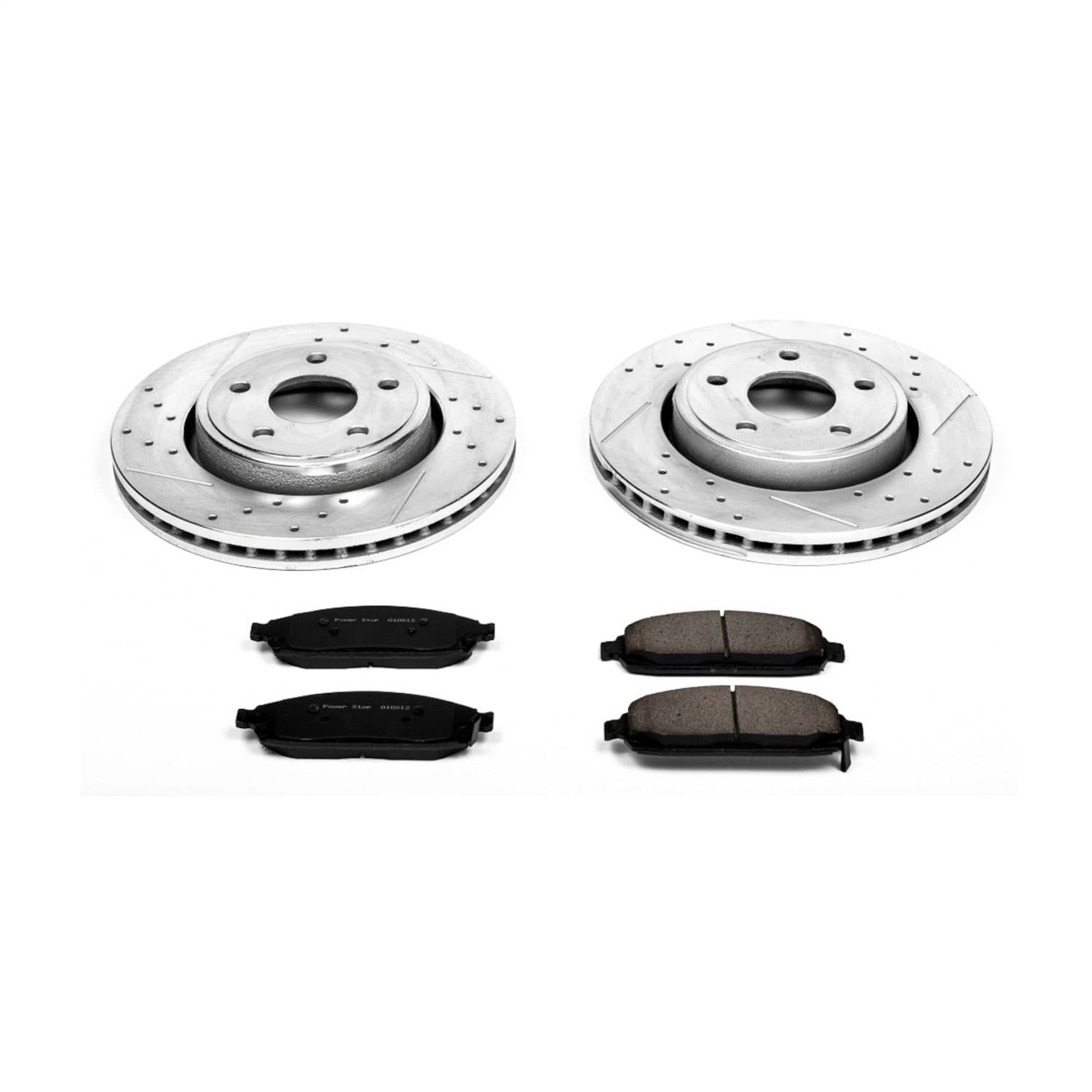 Power Stop - K2219 - Front - Disc Brake Pad and Rotor Kit image 1