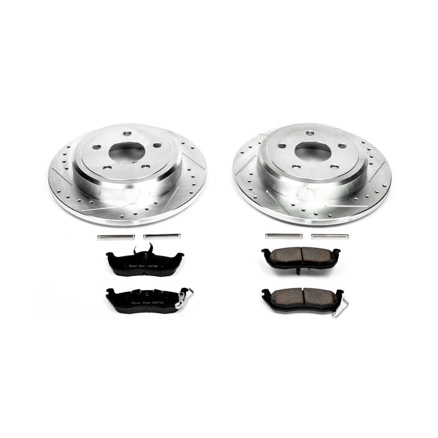 Power Stop - K2221 - Rear - Disc Brake Pad and Rotor Kit image 1