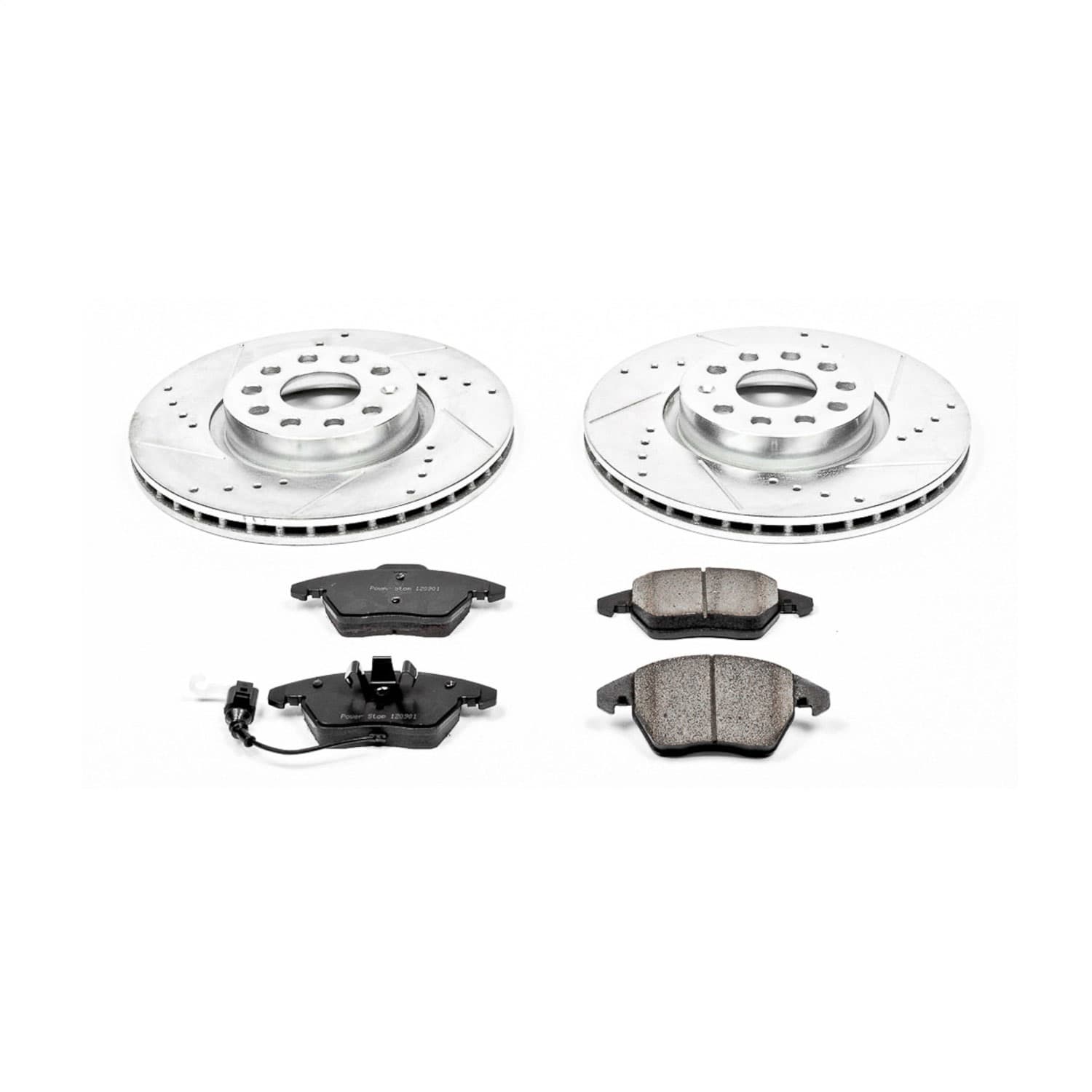 Power Stop - K2259 - Front - Disc Brake Pad and Rotor Kit image 1