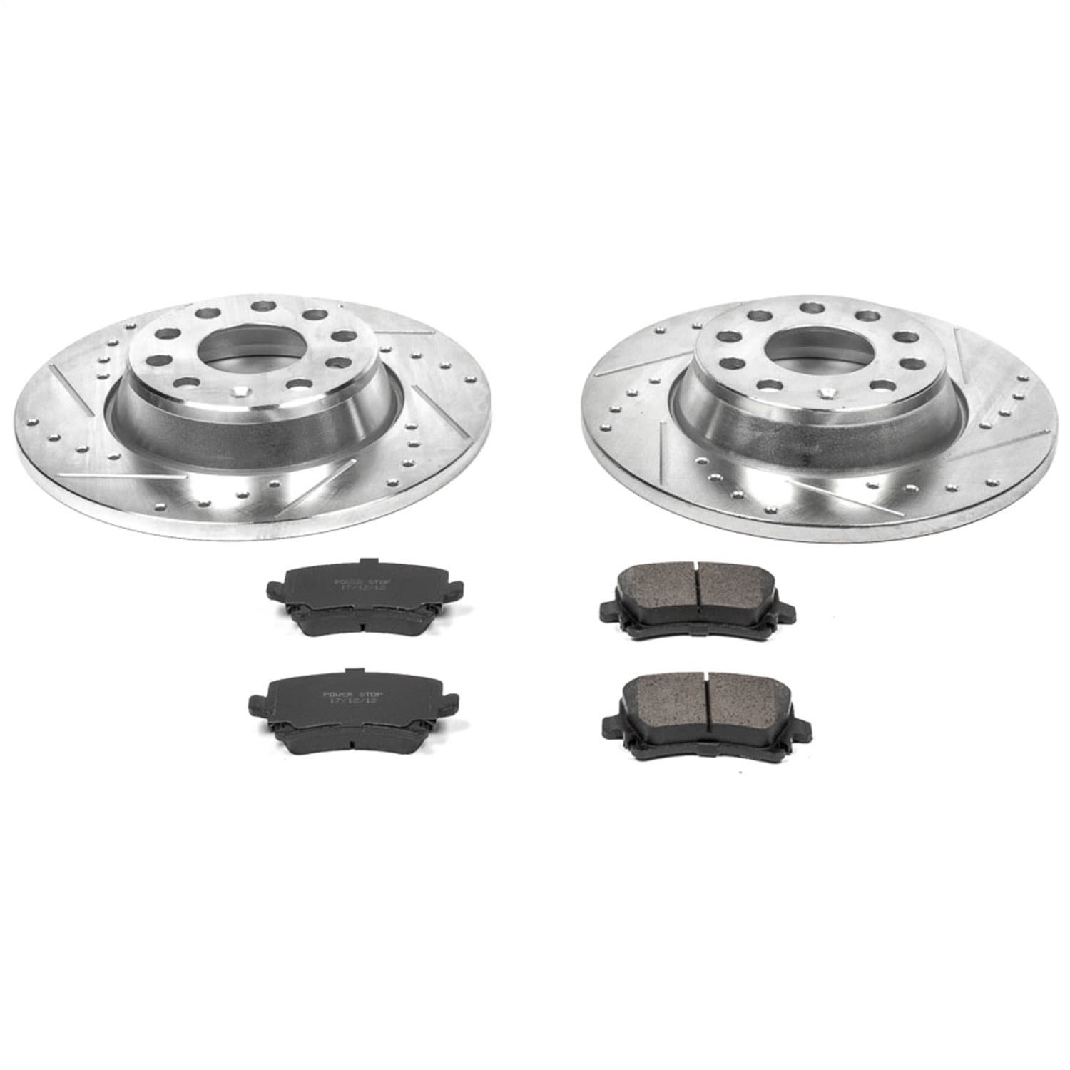 Power Stop - K2261 - Rear - Disc Brake Pad and Rotor Kit image 1