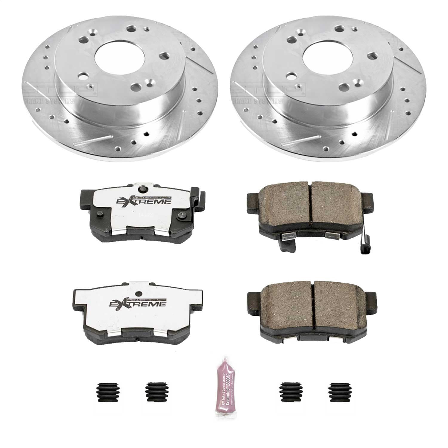 Power Stop - K2270-26 - Rear - Disc Brake Pad and Rotor Kit image 1