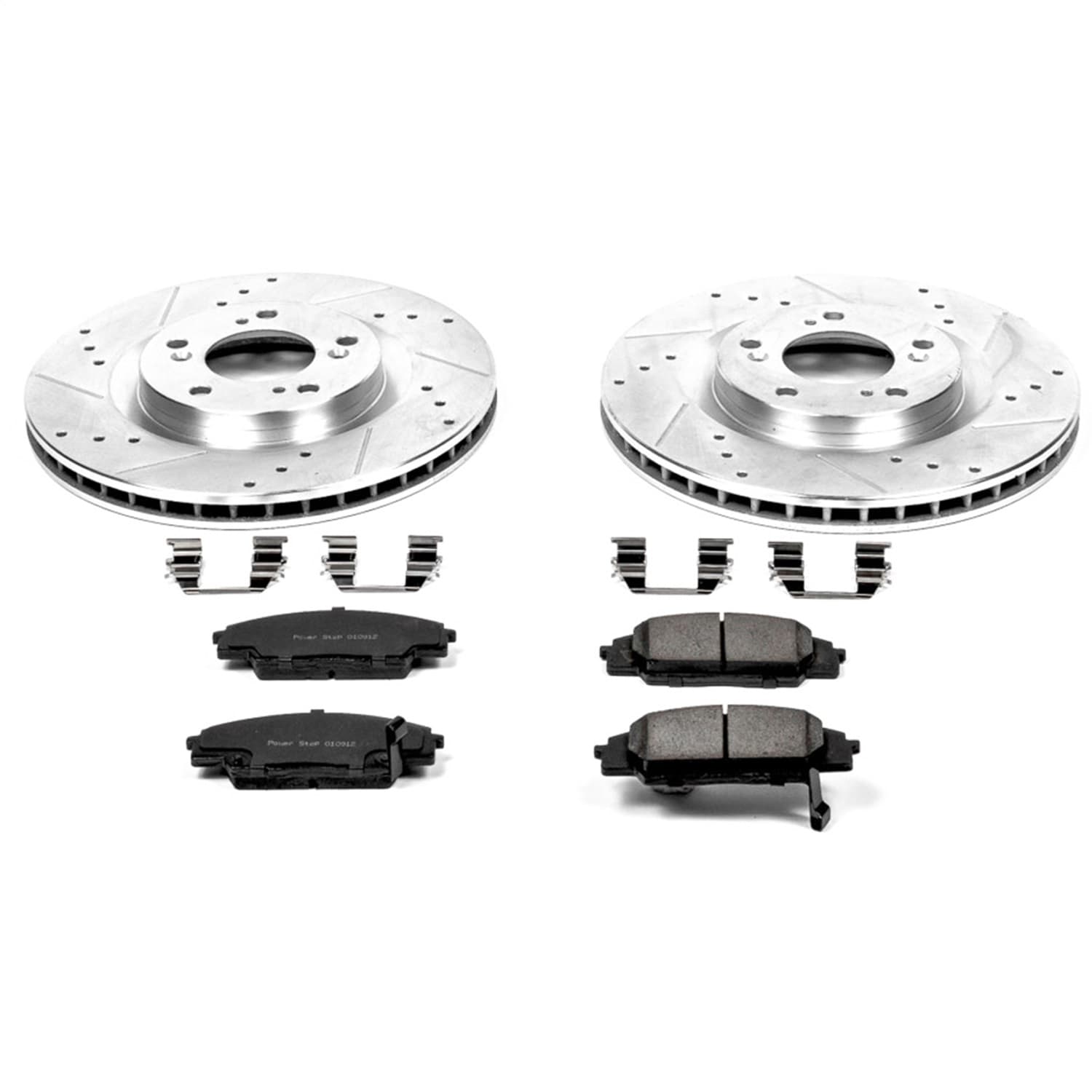 Power Stop - K2276 - Front - Disc Brake Pad and Rotor Kit image 1