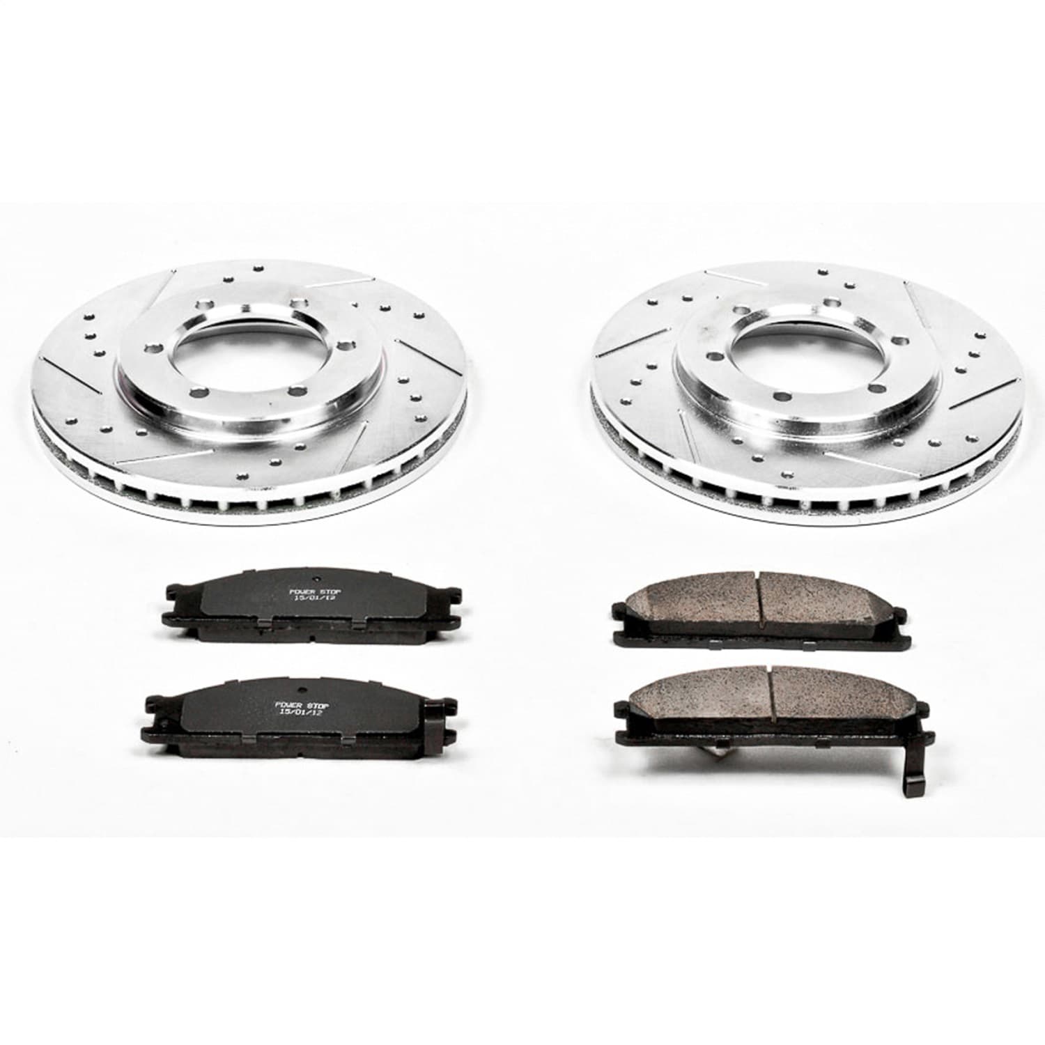 Power Stop - K2278 - Front - Disc Brake Pad and Rotor Kit image 1