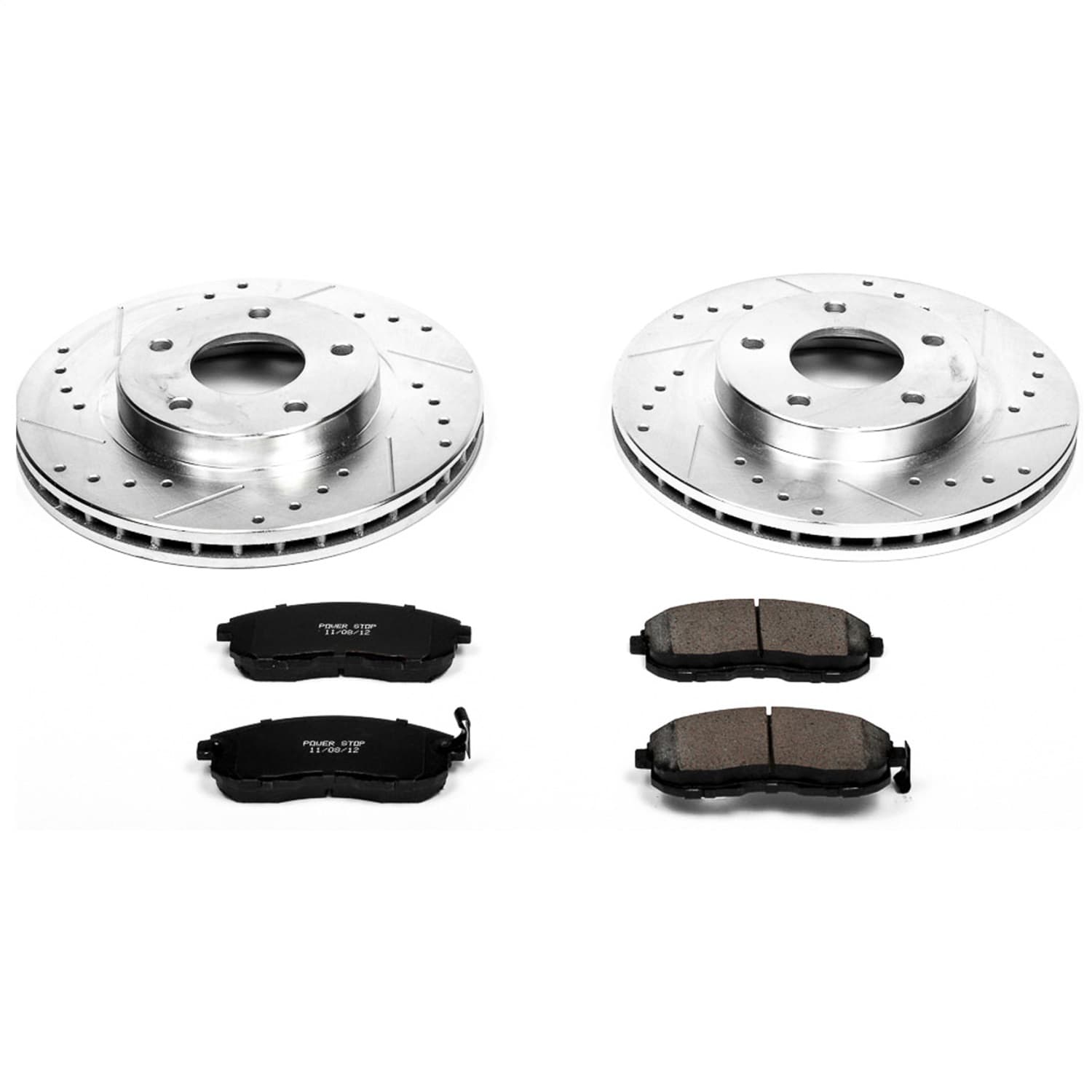 Power Stop - K2280 - Front - Disc Brake Pad and Rotor Kit image 1