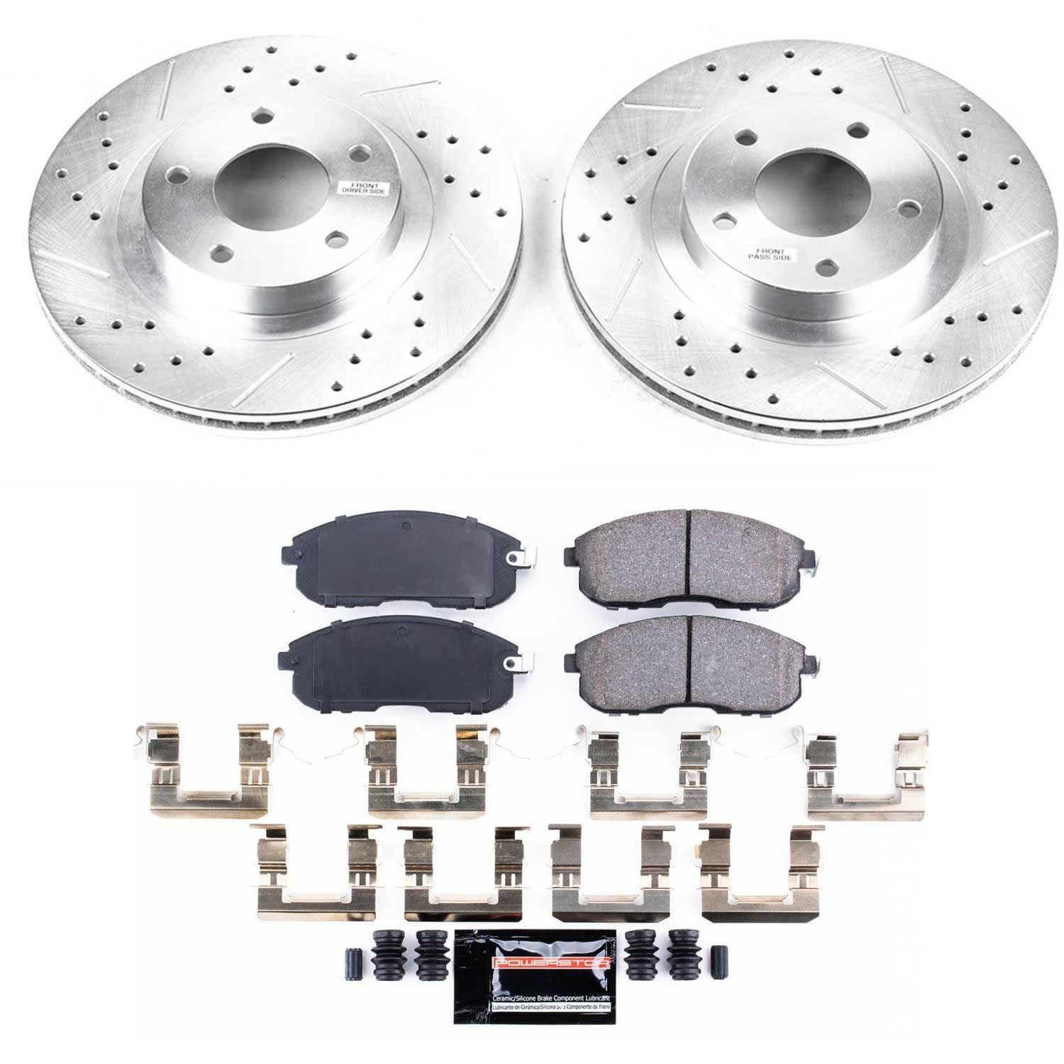 Power Stop - K2282 - Front - Disc Brake Pad and Rotor Kit image 1