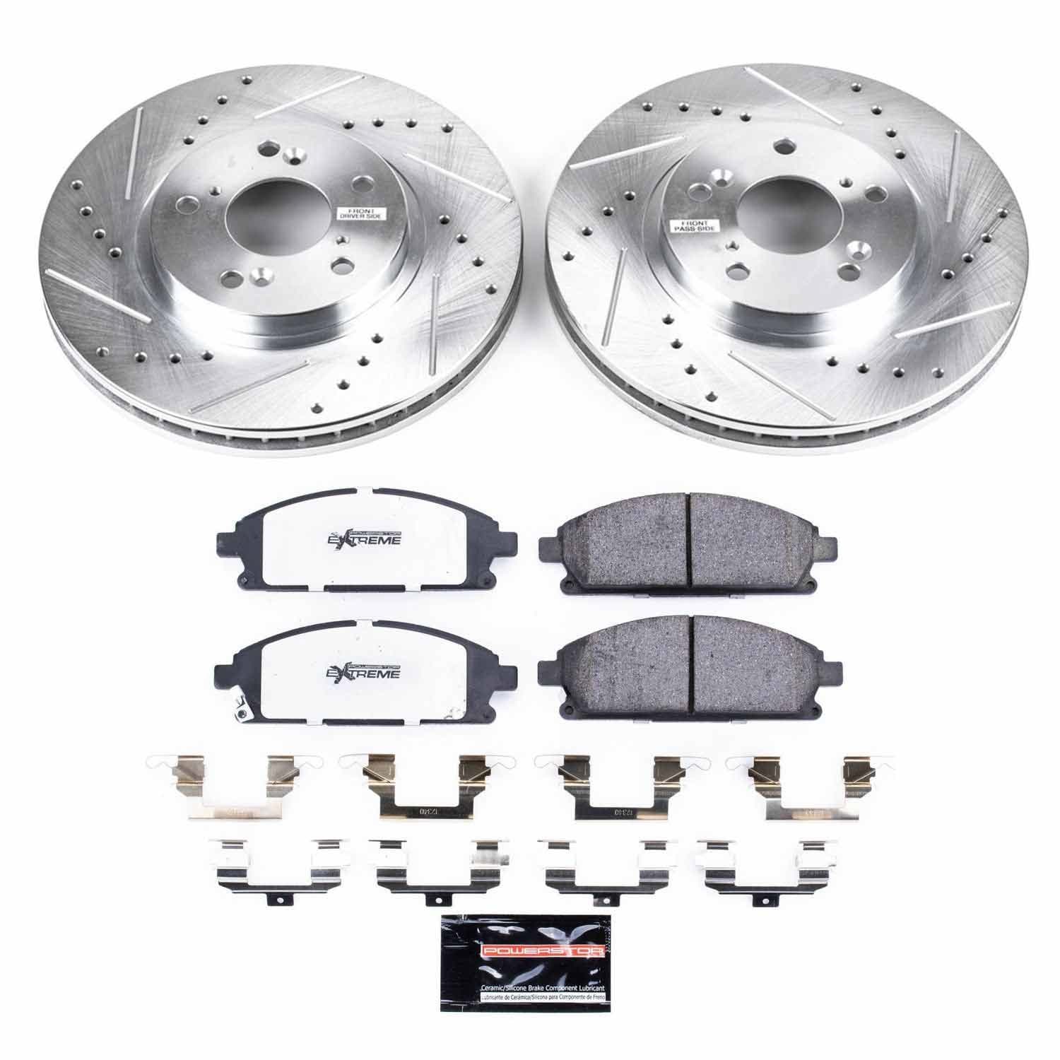 Power Stop - K2290-36 - Front - Disc Brake Pad and Rotor Kit image 1