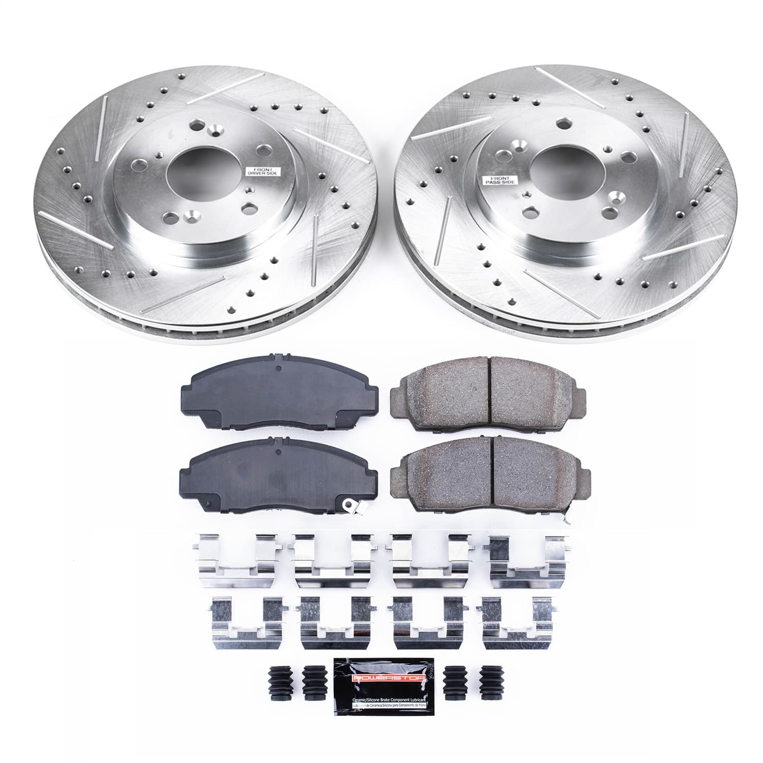Power Stop - K2292 - Front - Disc Brake Pad and Rotor Kit image 1