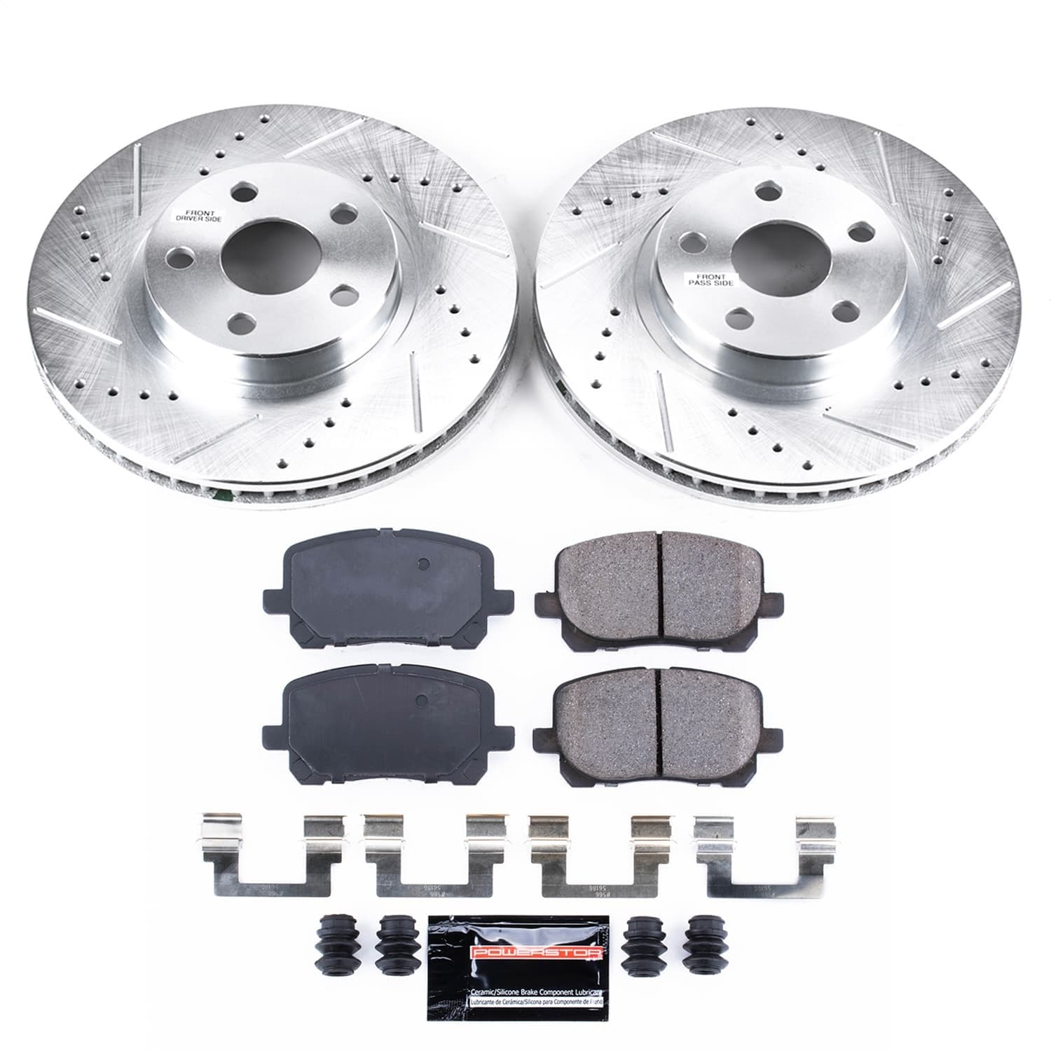 Power Stop - K2316 - Front - Disc Brake Pad and Rotor Kit image 1