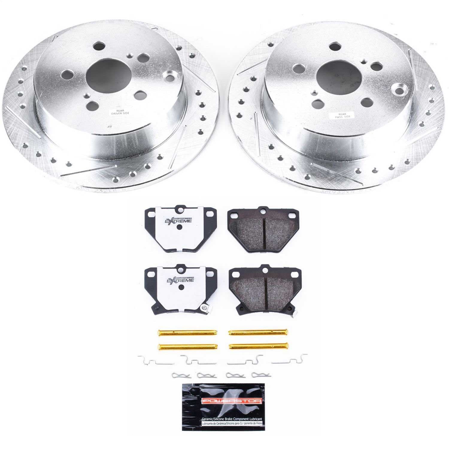 Power Stop - K2318-26 - Rear - Disc Brake Pad and Rotor Kit image 1