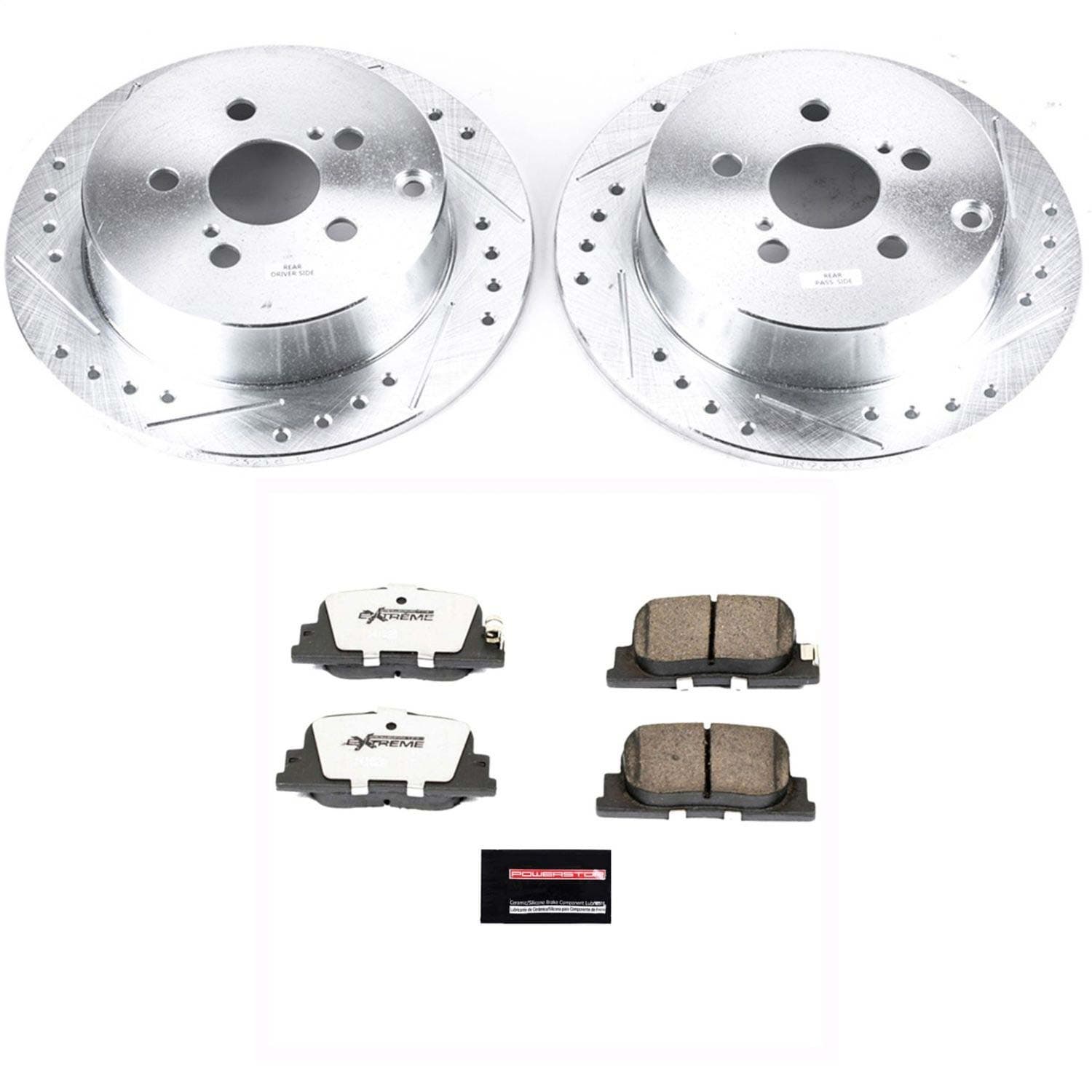 Power Stop - K2319-26 - Rear - Disc Brake Pad and Rotor Kit image 1