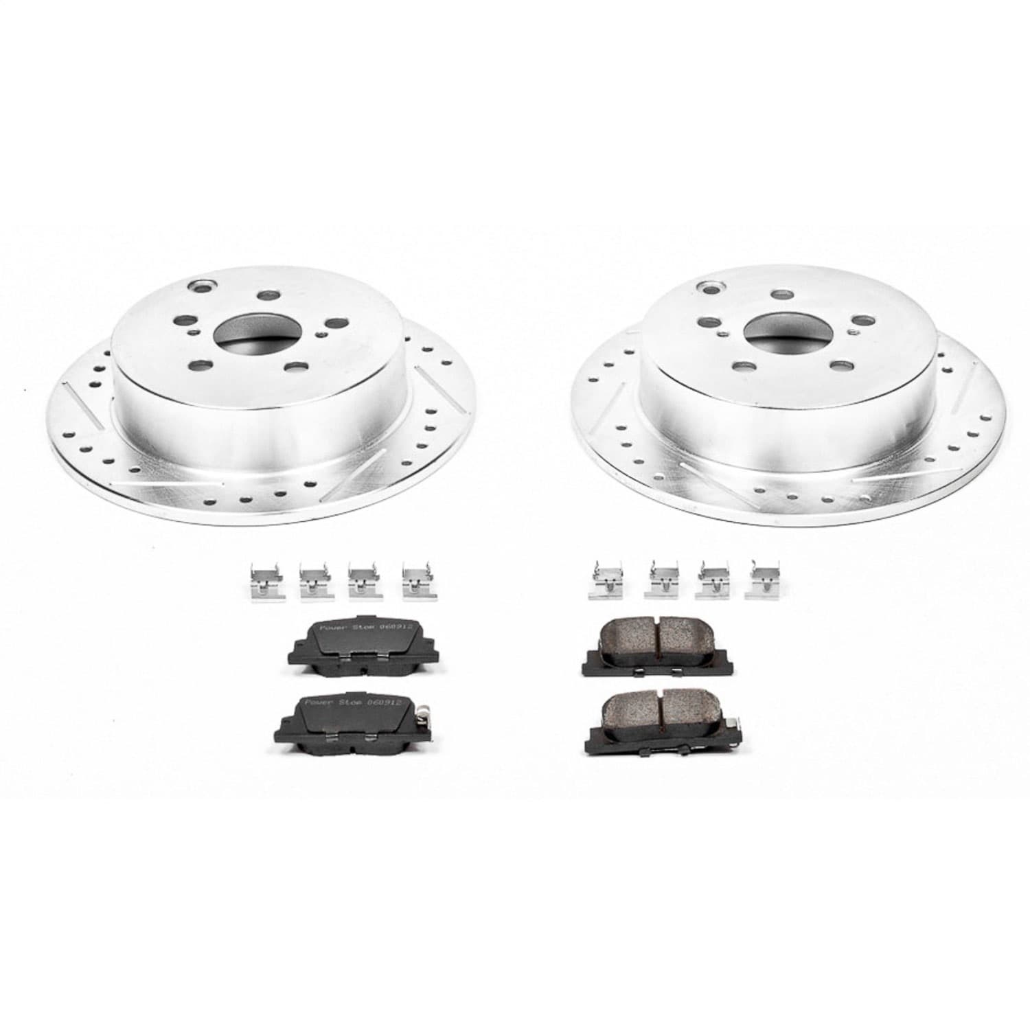 Power Stop - K2319 - Rear - Disc Brake Pad and Rotor Kit image 1