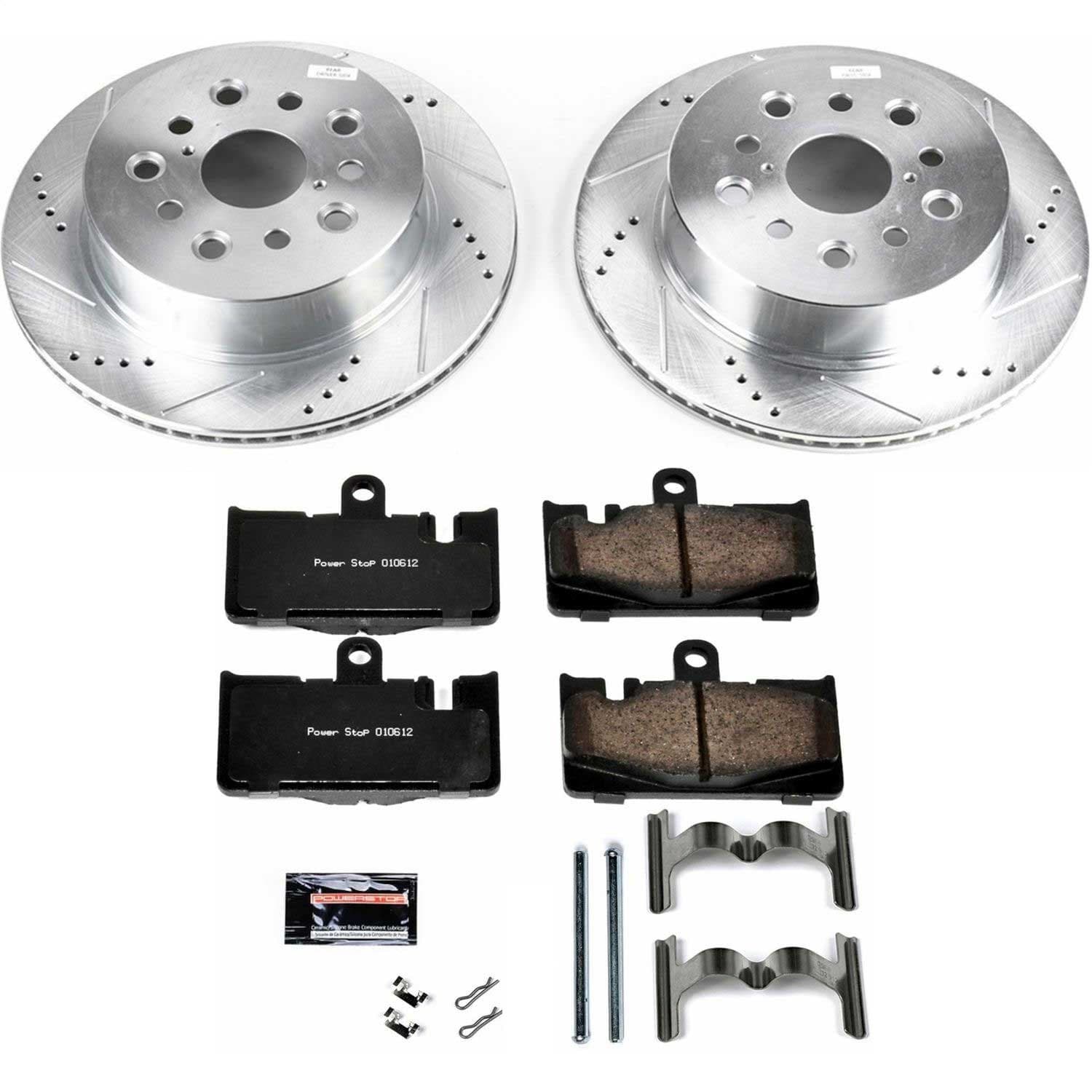 Power Stop - K2329 - Rear - Disc Brake Pad and Rotor Kit image 1
