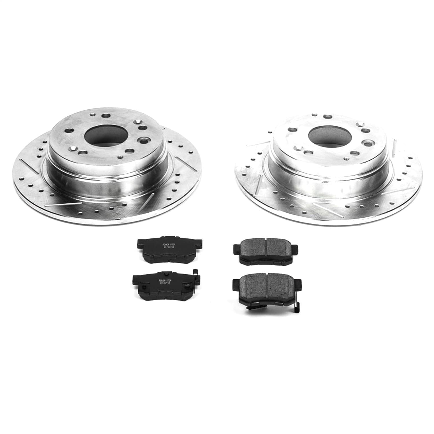 Power Stop - K2383 - Rear - Disc Brake Pad and Rotor Kit image 1