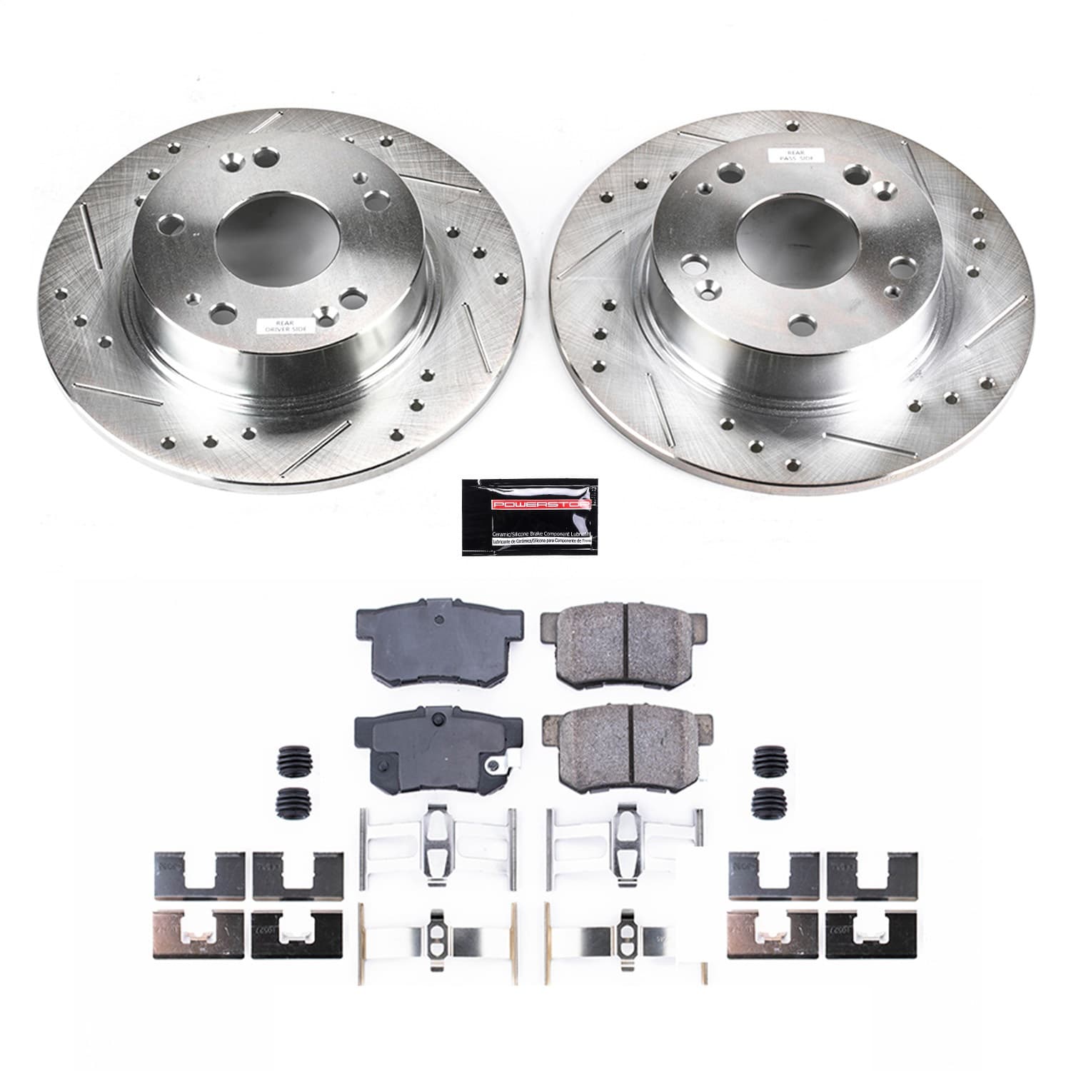 Power Stop - K2391 - Rear - Disc Brake Pad and Rotor Kit image 1