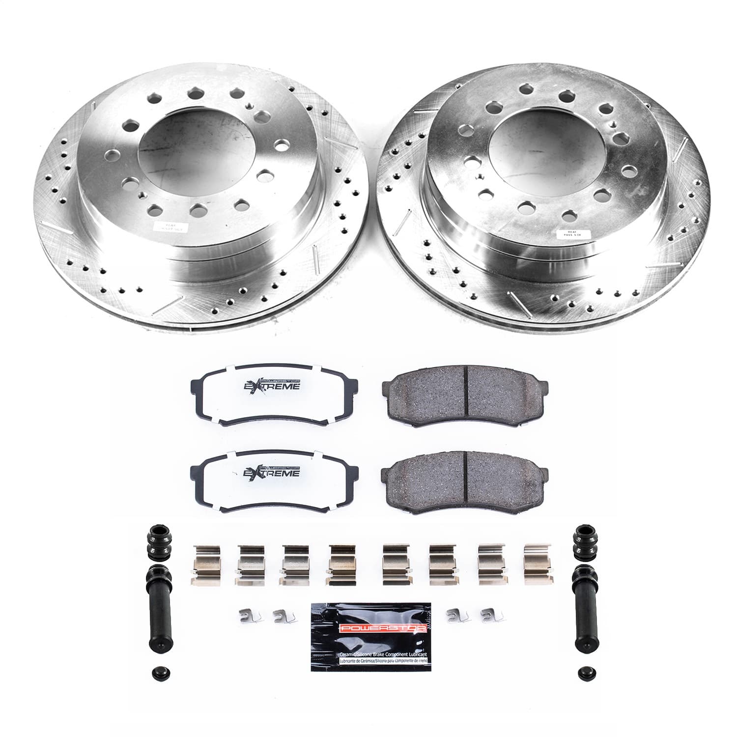 Power Stop - K2405-36 - Rear - Disc Brake Pad and Rotor Kit image 1