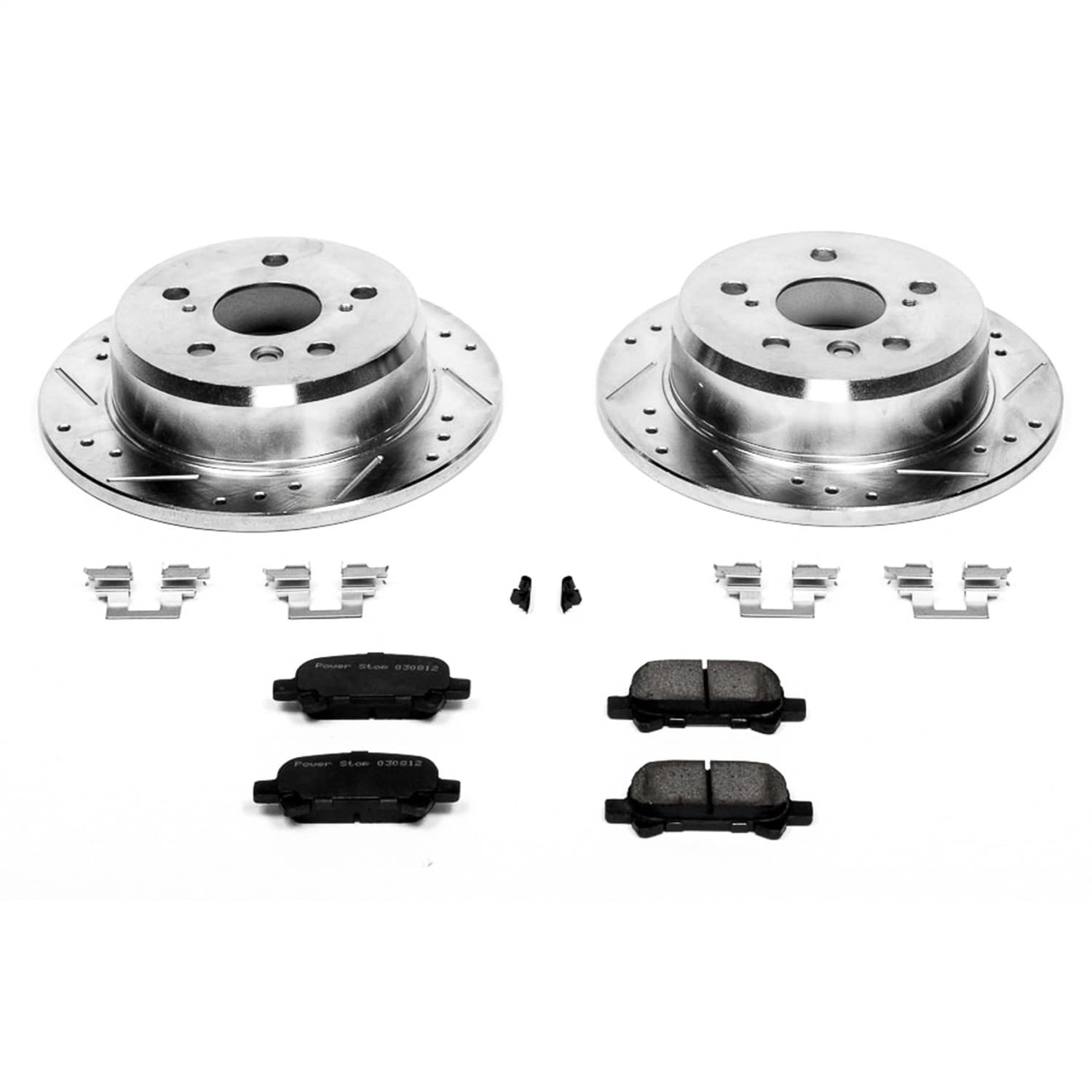 Power Stop - K2417 - Rear - Disc Brake Pad and Rotor Kit image 1