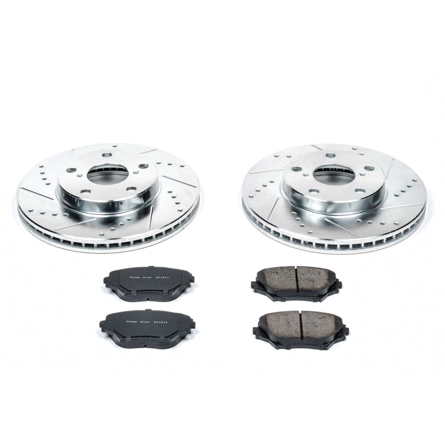 Power Stop - K2419 - Front - Disc Brake Pad and Rotor Kit image 1