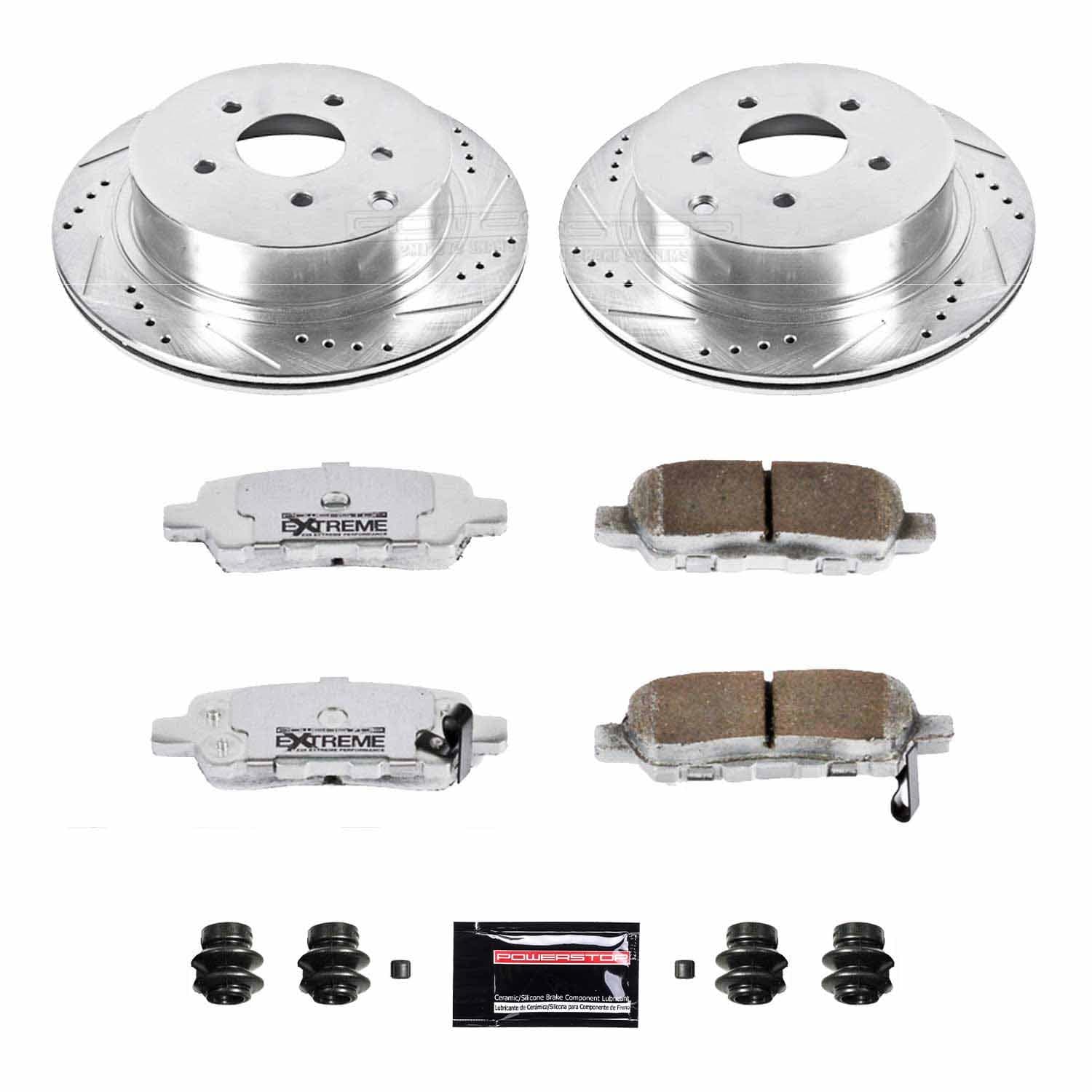 Power Stop - K2427-26 - Rear - Disc Brake Pad and Rotor Kit image 1