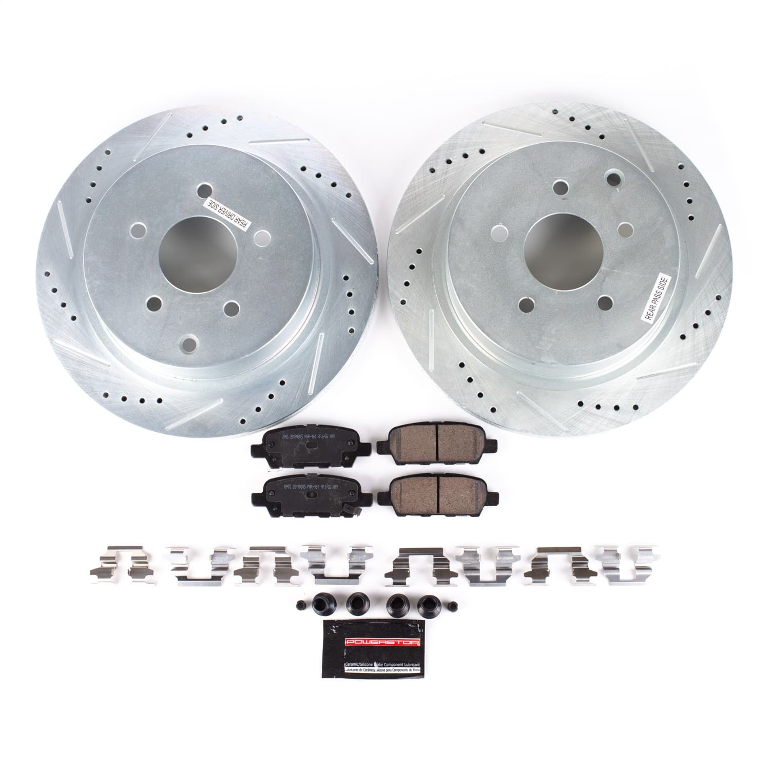Power Stop - K2427 - Rear - Disc Brake Pad and Rotor Kit image 2