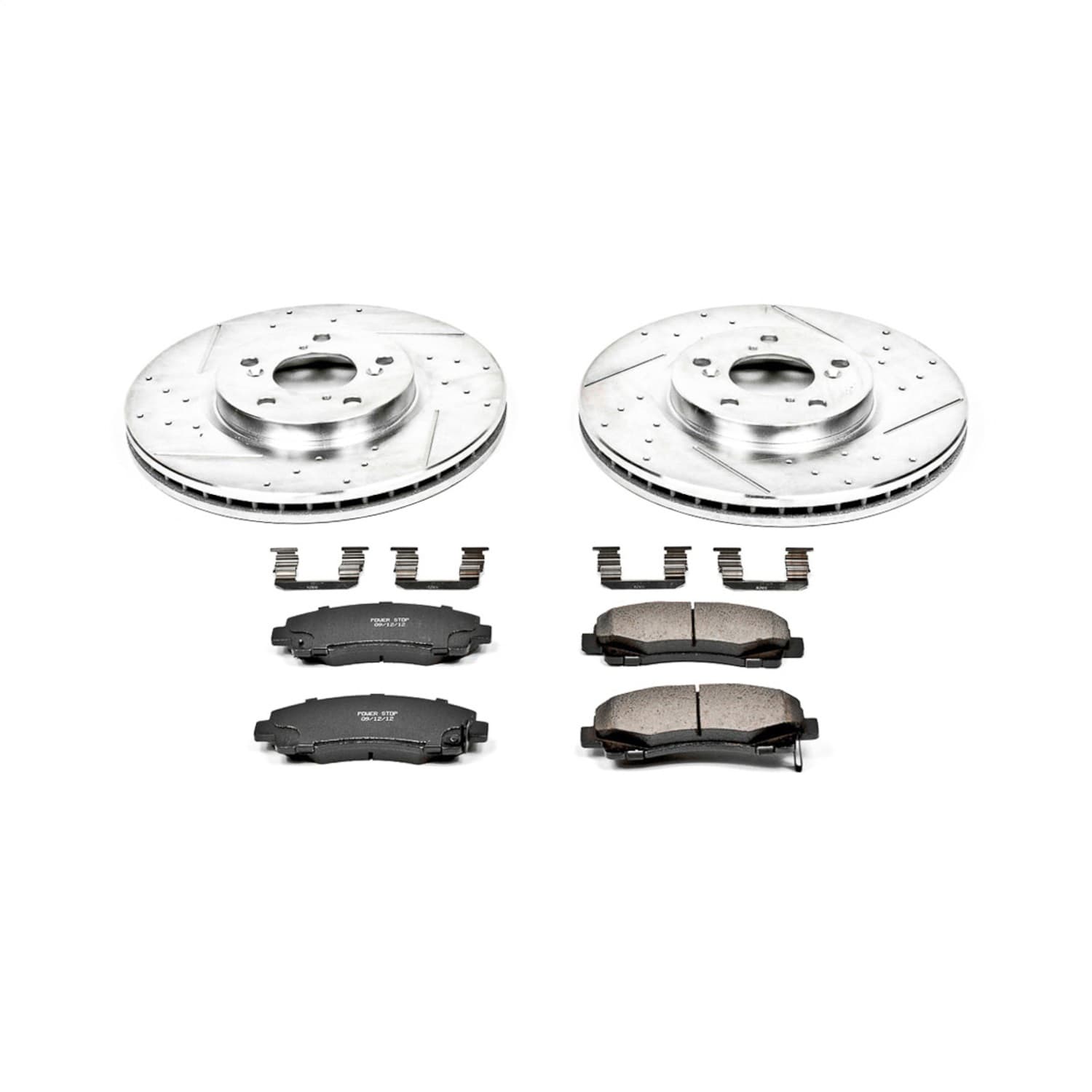 Power Stop - K2429 - Front - Disc Brake Pad and Rotor Kit image 1
