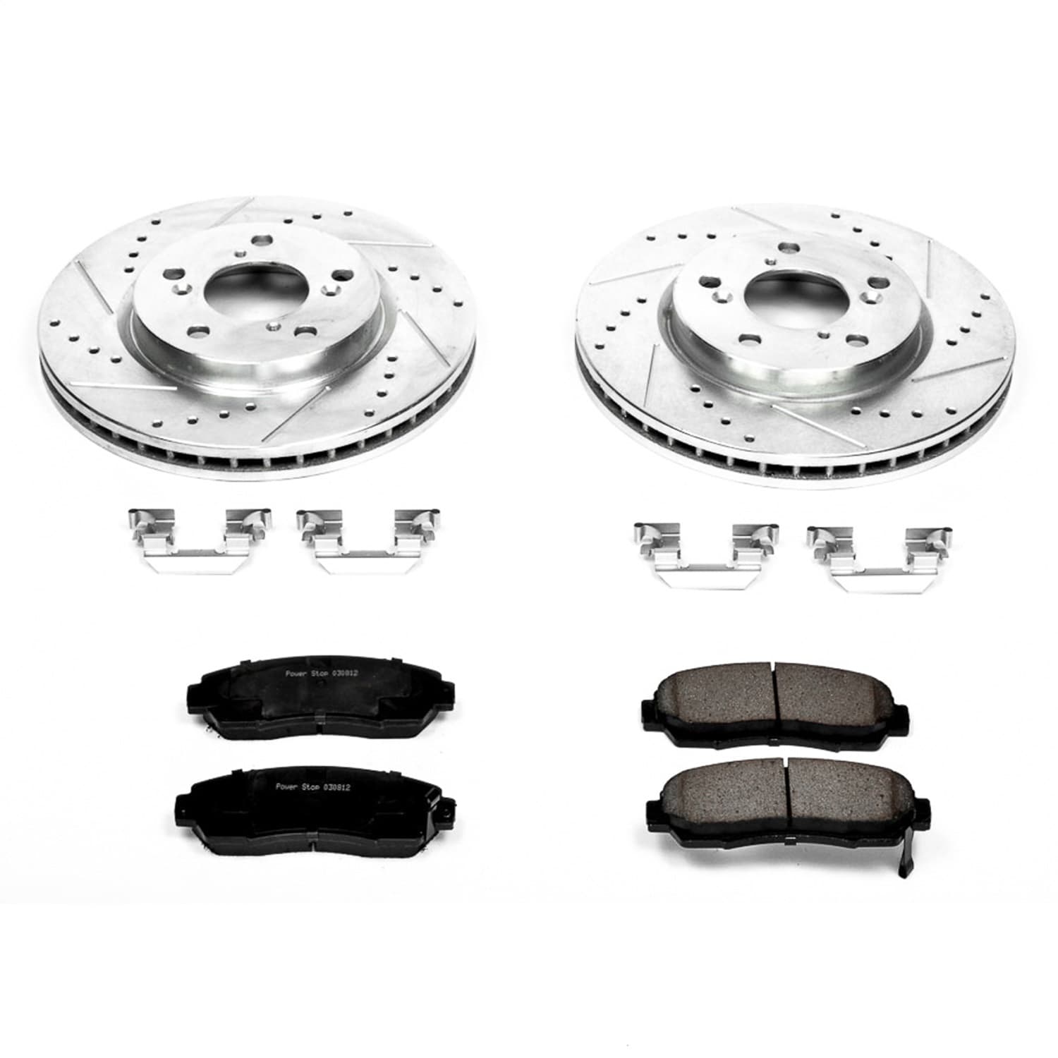 Power Stop - K2435 - Front - Disc Brake Pad and Rotor Kit image 1