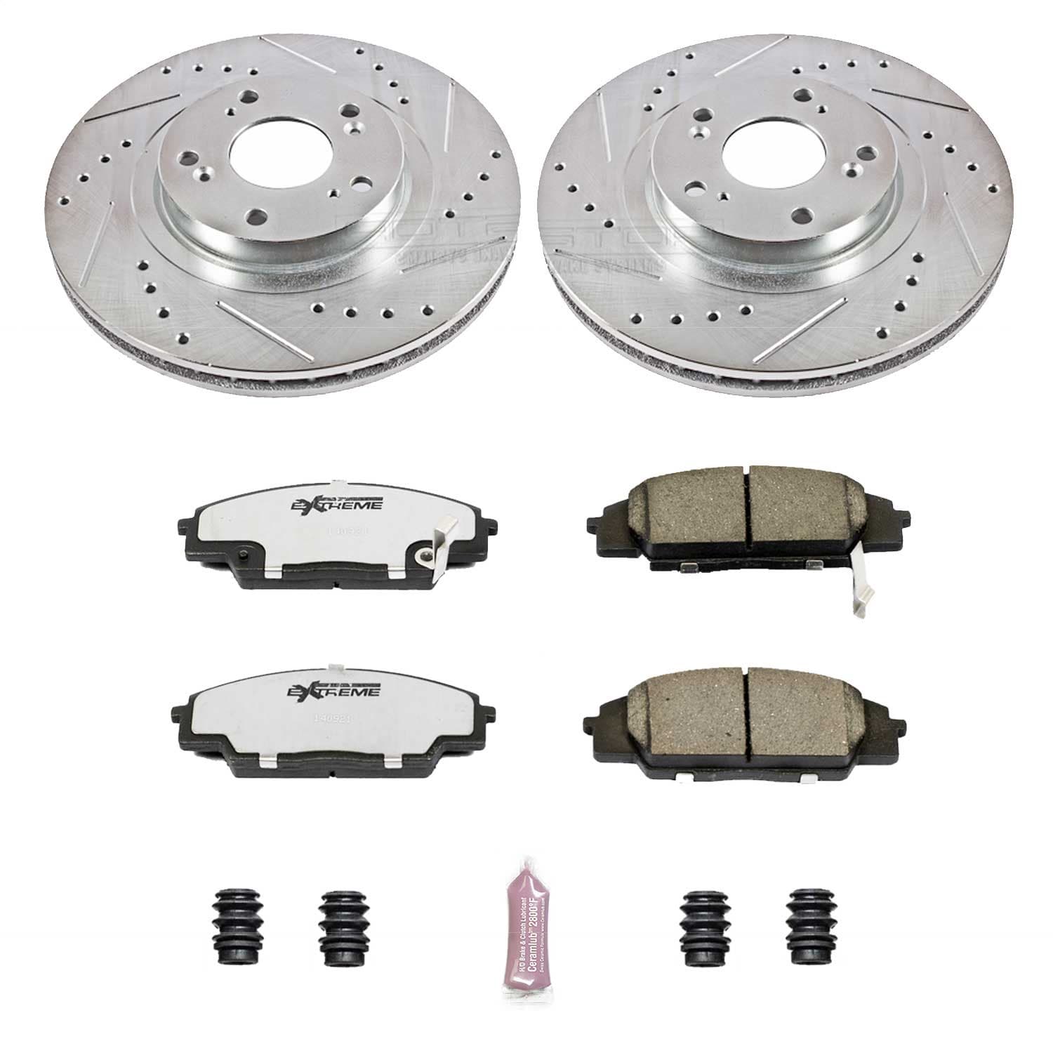 Power Stop - K2439-26 - Front - Disc Brake Pad and Rotor Kit image 1