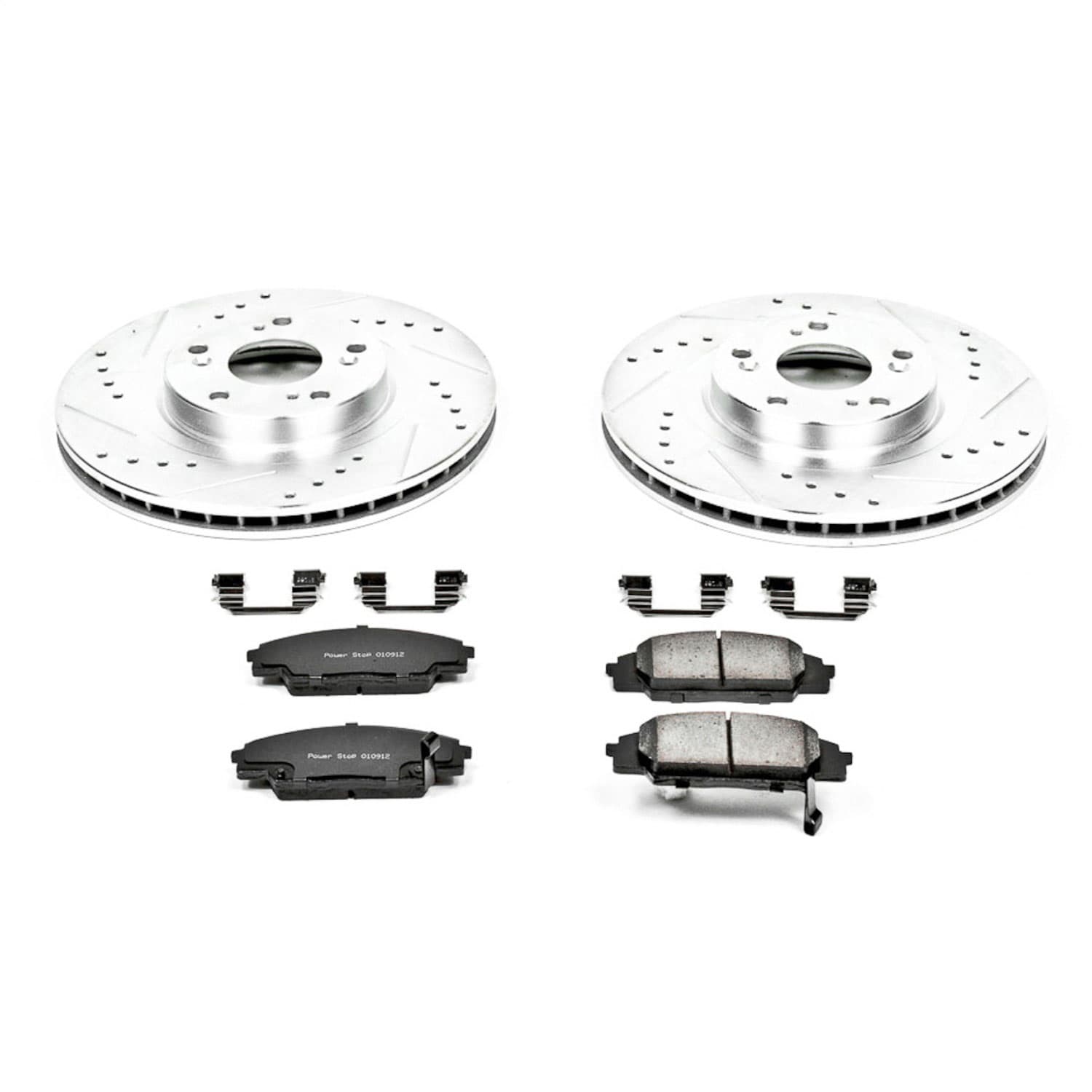 Power Stop - K2439 - Front - Disc Brake Pad and Rotor Kit image 1