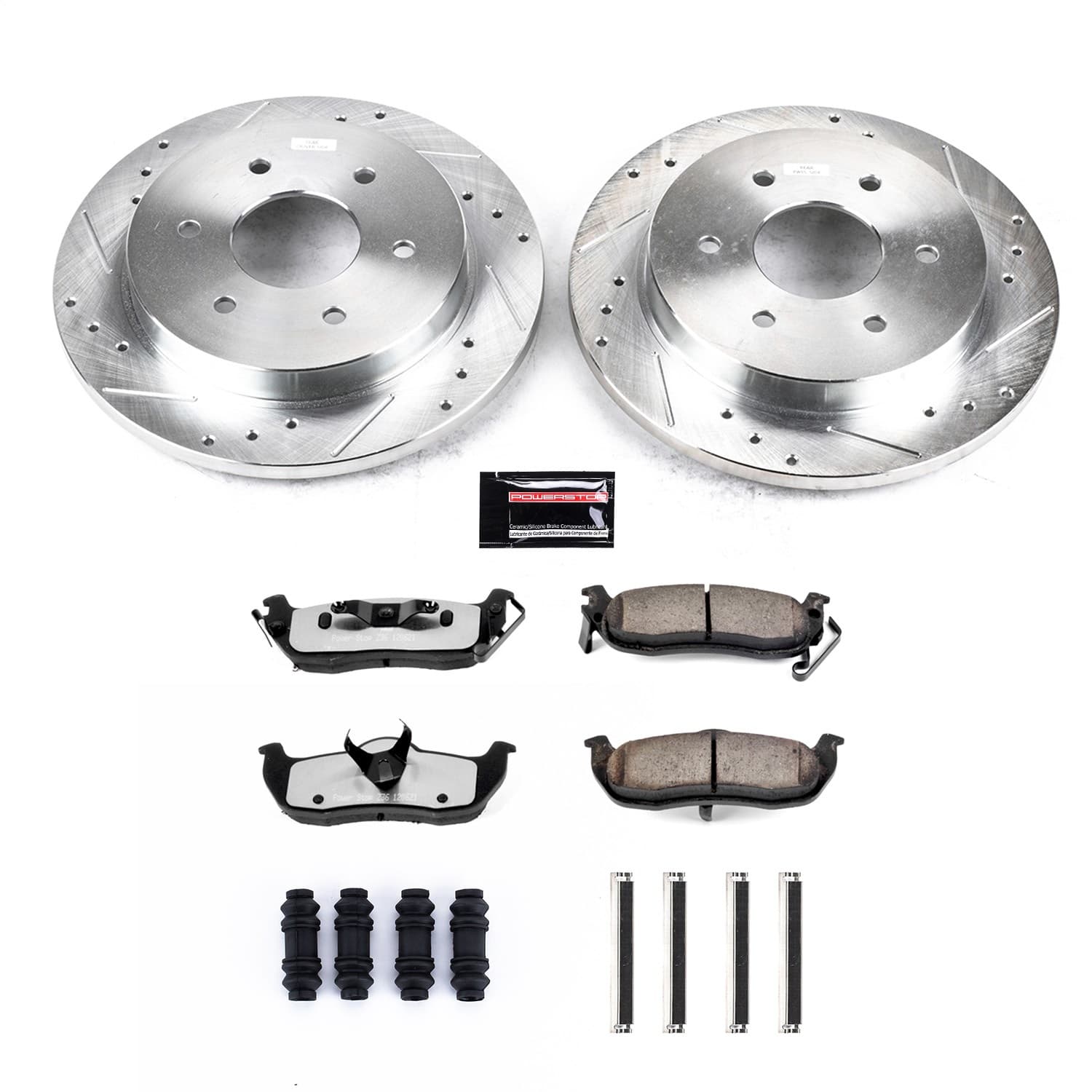 Power Stop - K2445-36 - Rear - Disc Brake Pad and Rotor Kit image 1